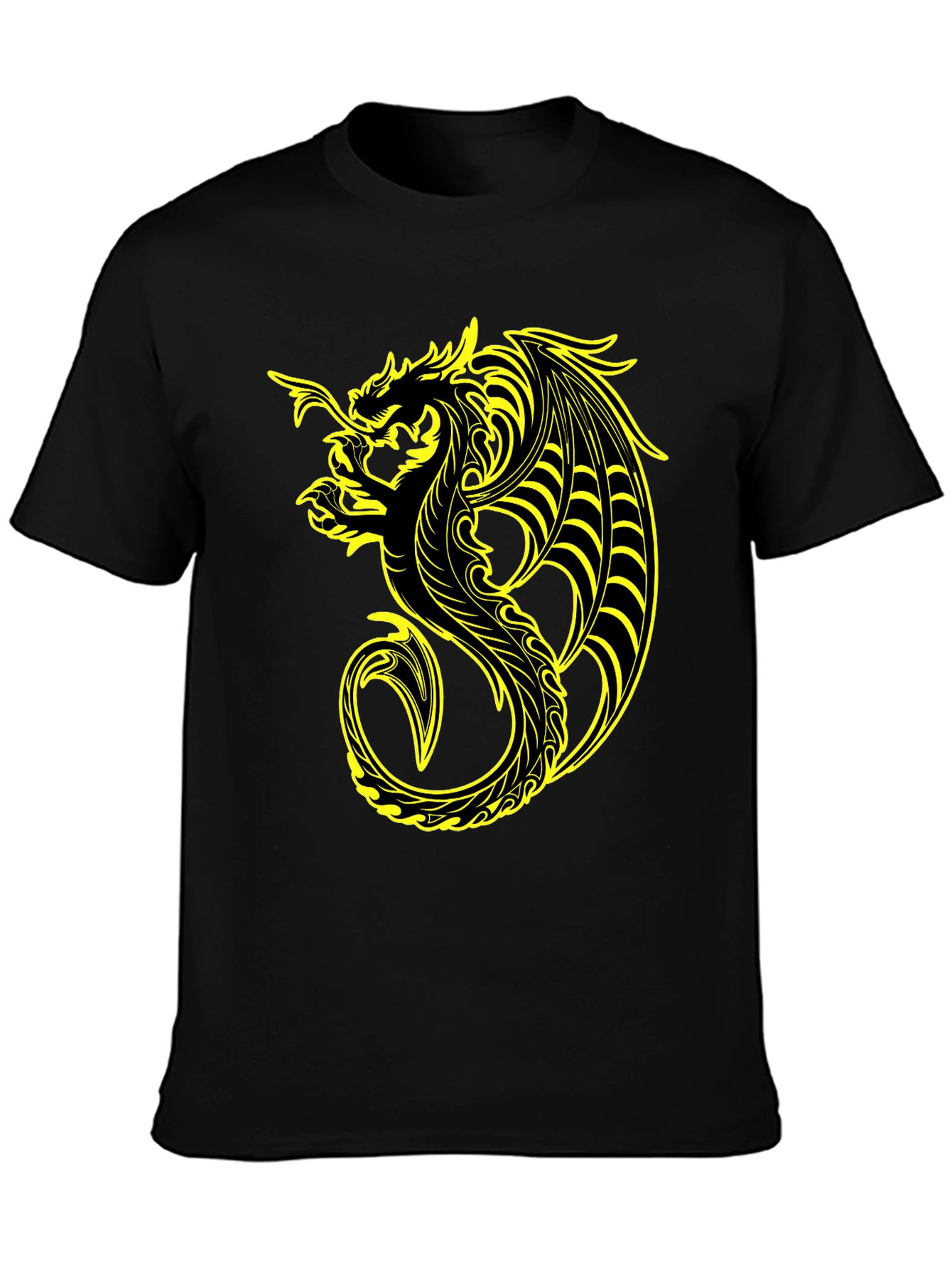 Dragon Graphic T-Shirt - Black Tee