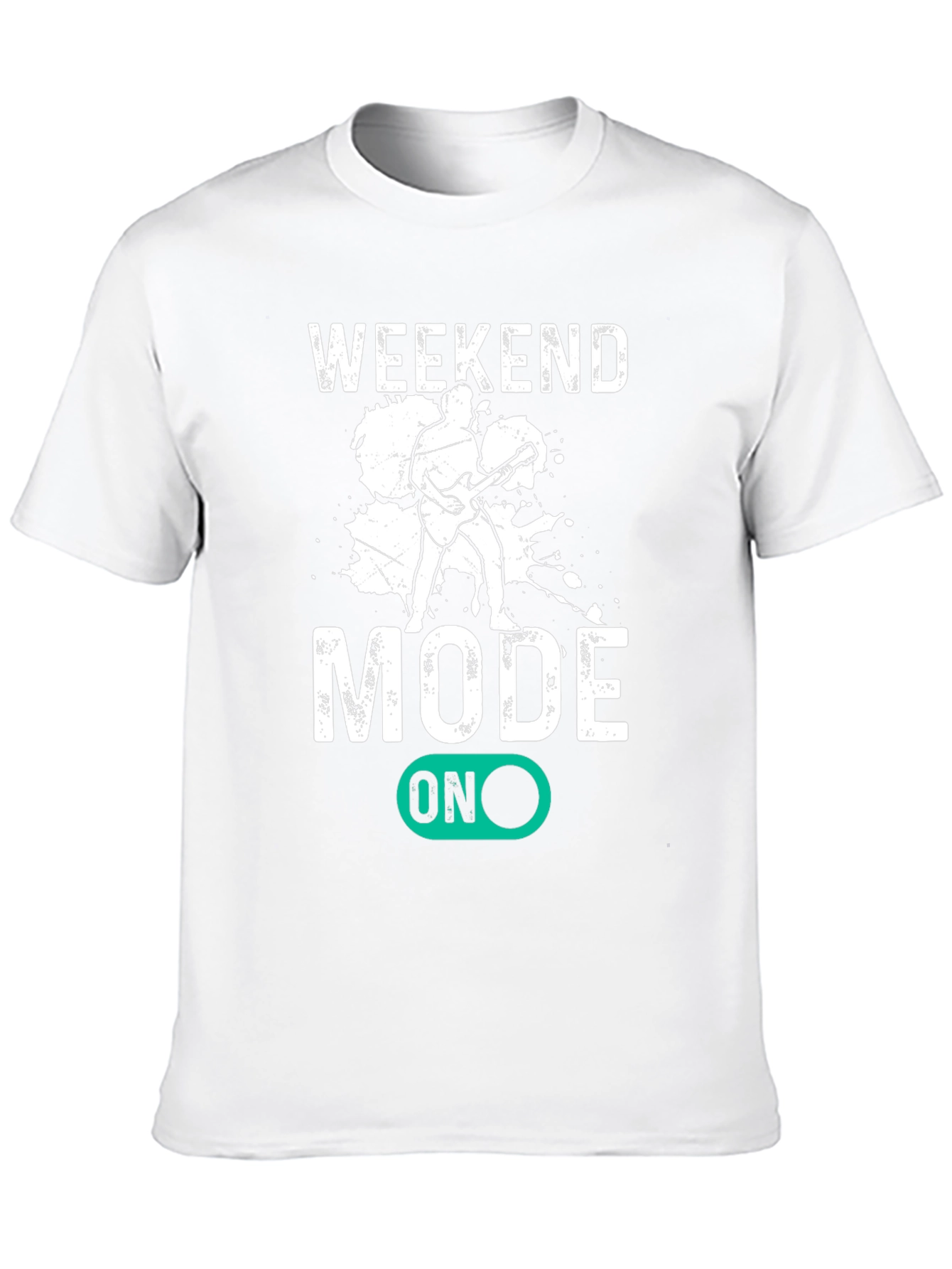 Weekend Mode On T-Shirt - Black Graphic Tee