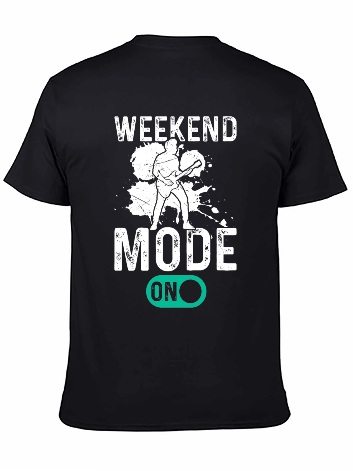 Weekend Mode On T-Shirt - Black Graphic Tee