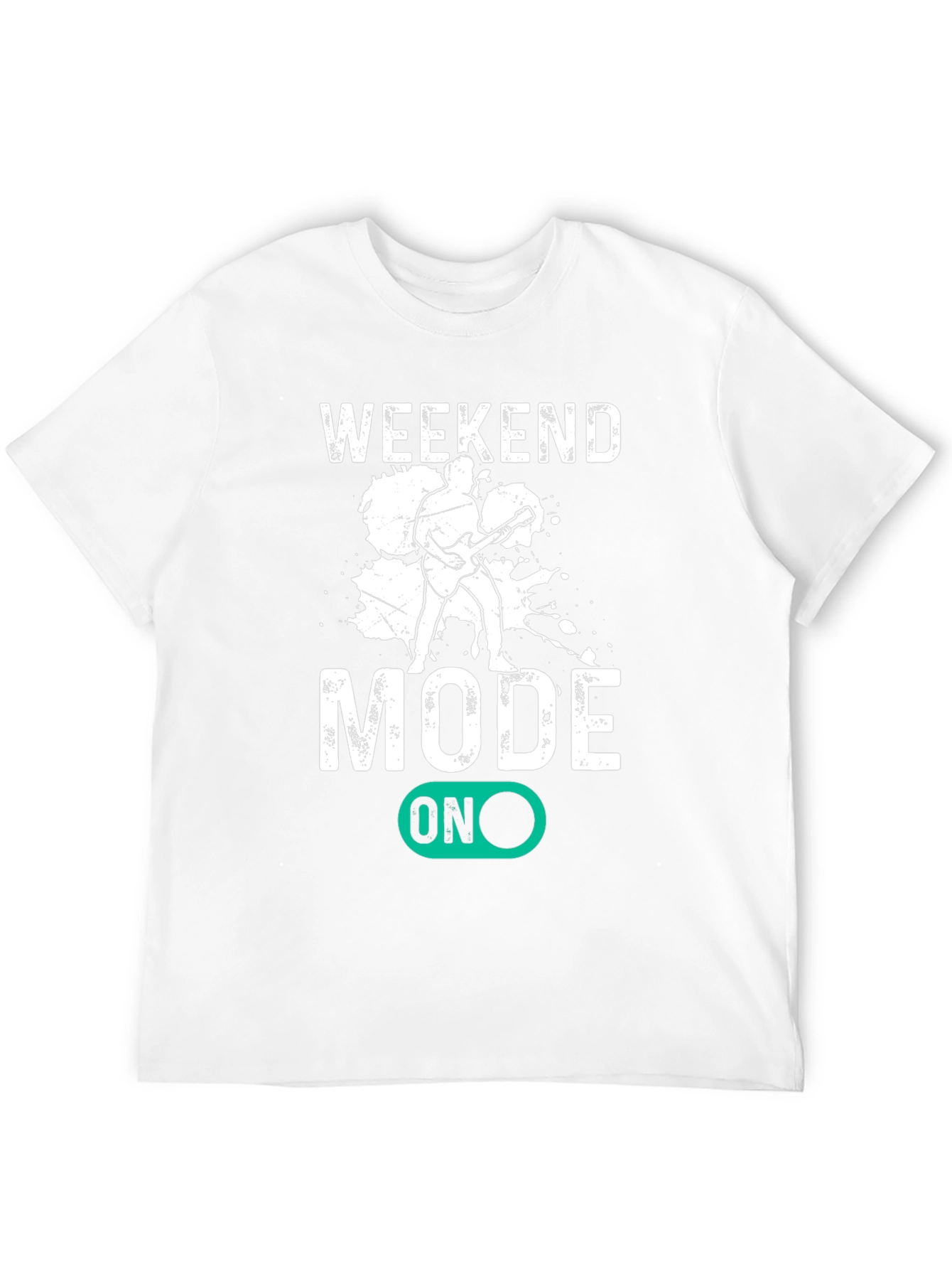 Weekend Mode On T-Shirt - Black Graphic Tee