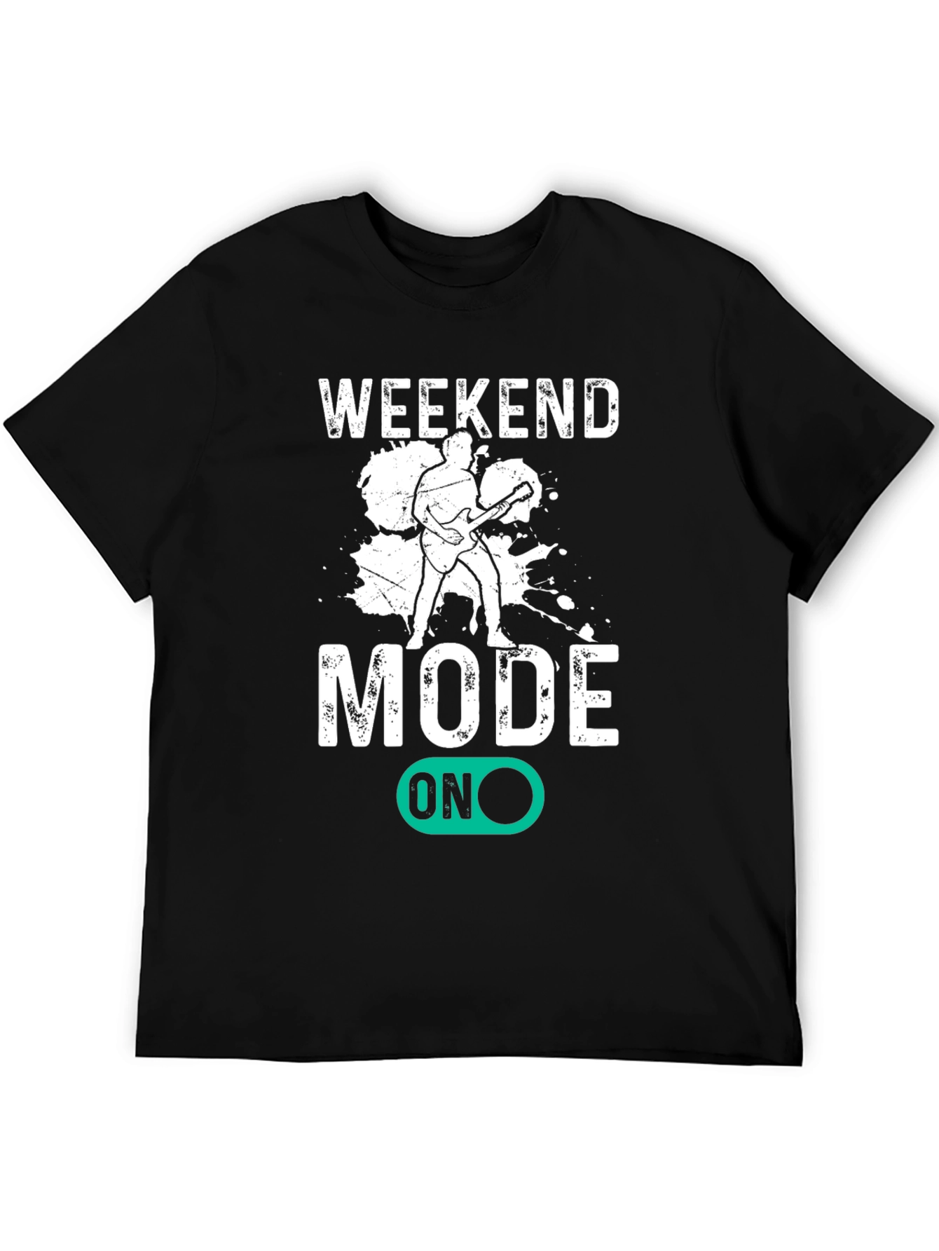 Weekend Mode On T-Shirt - Black Graphic Tee