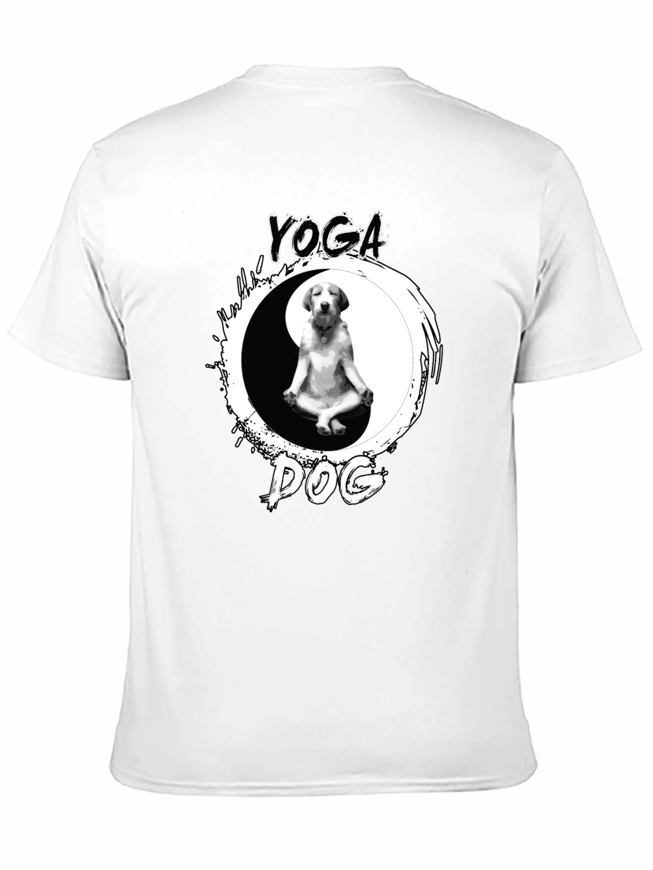 Yoga Dog T-Shirt - Yin Yang Puppy Tee