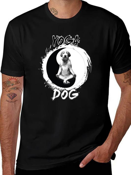 Yoga Dog T-Shirt - Yin Yang Puppy Tee