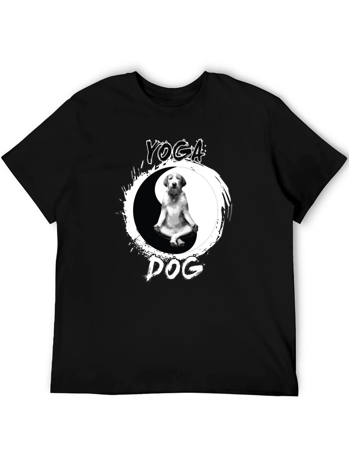 Yoga Dog T-Shirt - Yin Yang Puppy Tee
