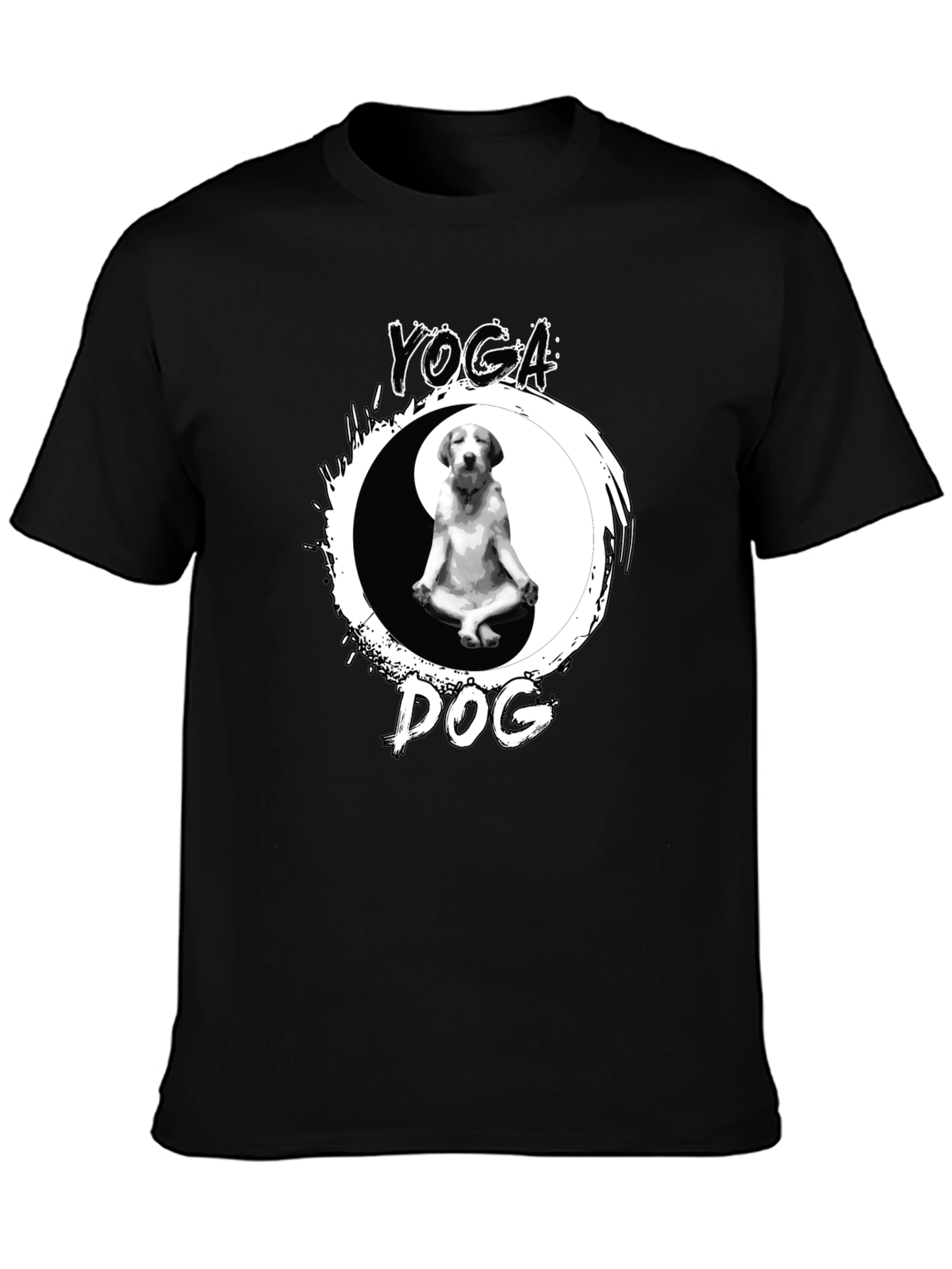 Yoga Dog T-Shirt - Yin Yang Puppy Tee