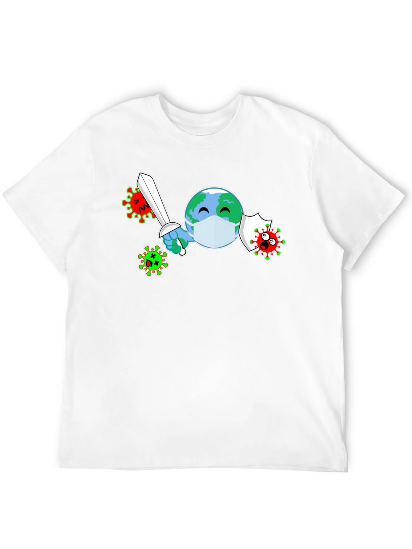 Earth vs. Virus T-Shirt - Fight the Pandemic!