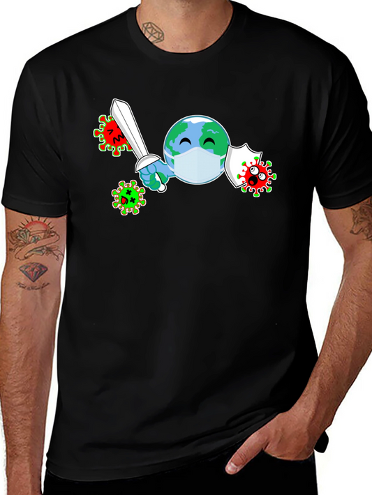 Earth vs. Virus T-Shirt - Fight the Pandemic!