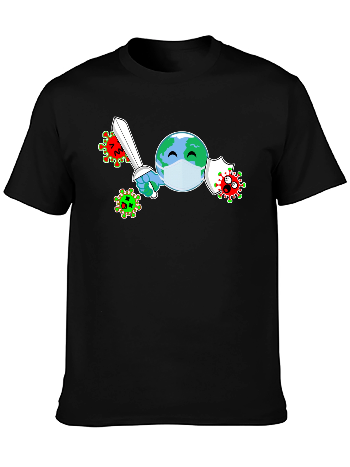 Earth vs. Virus T-Shirt - Fight the Pandemic!