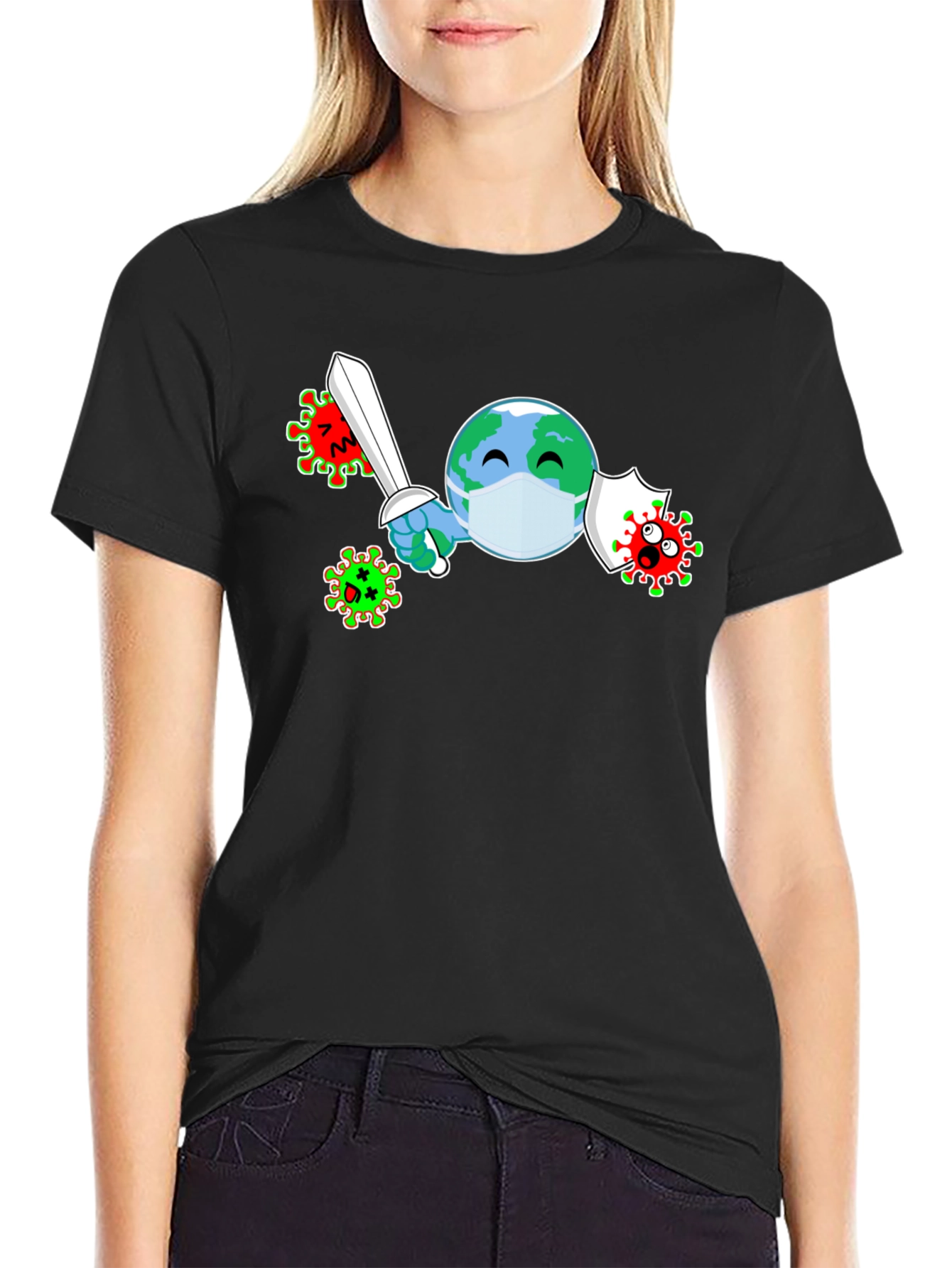 Earth vs. Virus T-Shirt - Fight the Pandemic!