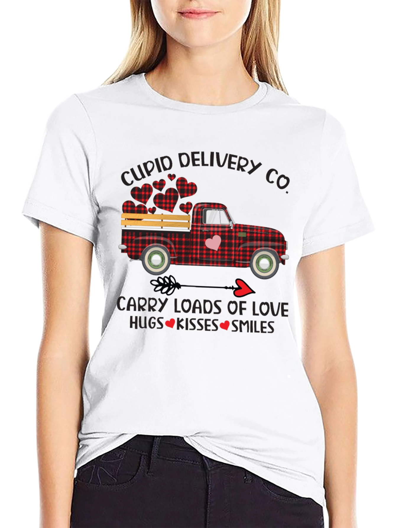 Cupid Delivery Truck Graphic T-Shirt