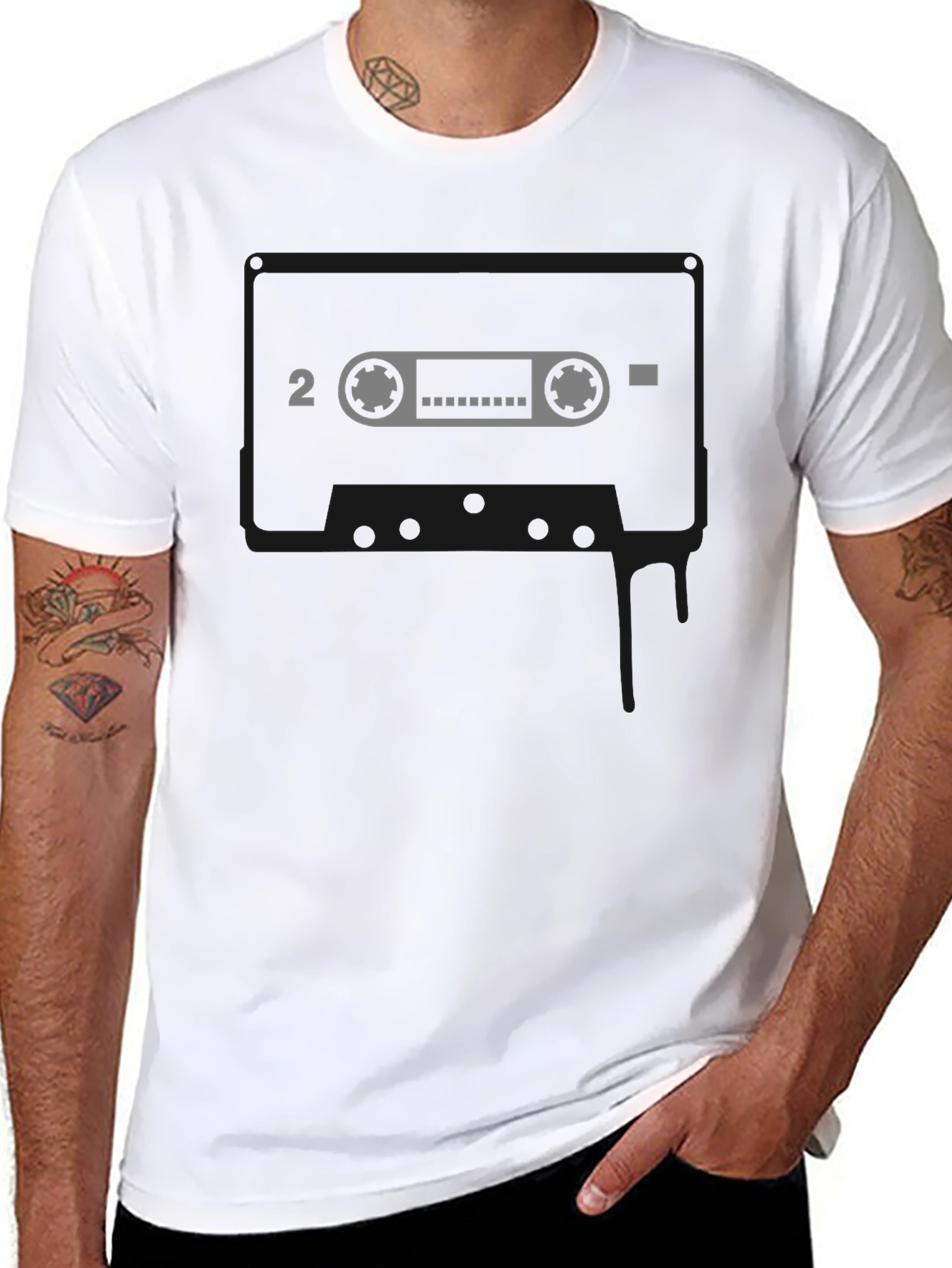 Retro Mixtape Graphic T-Shirt