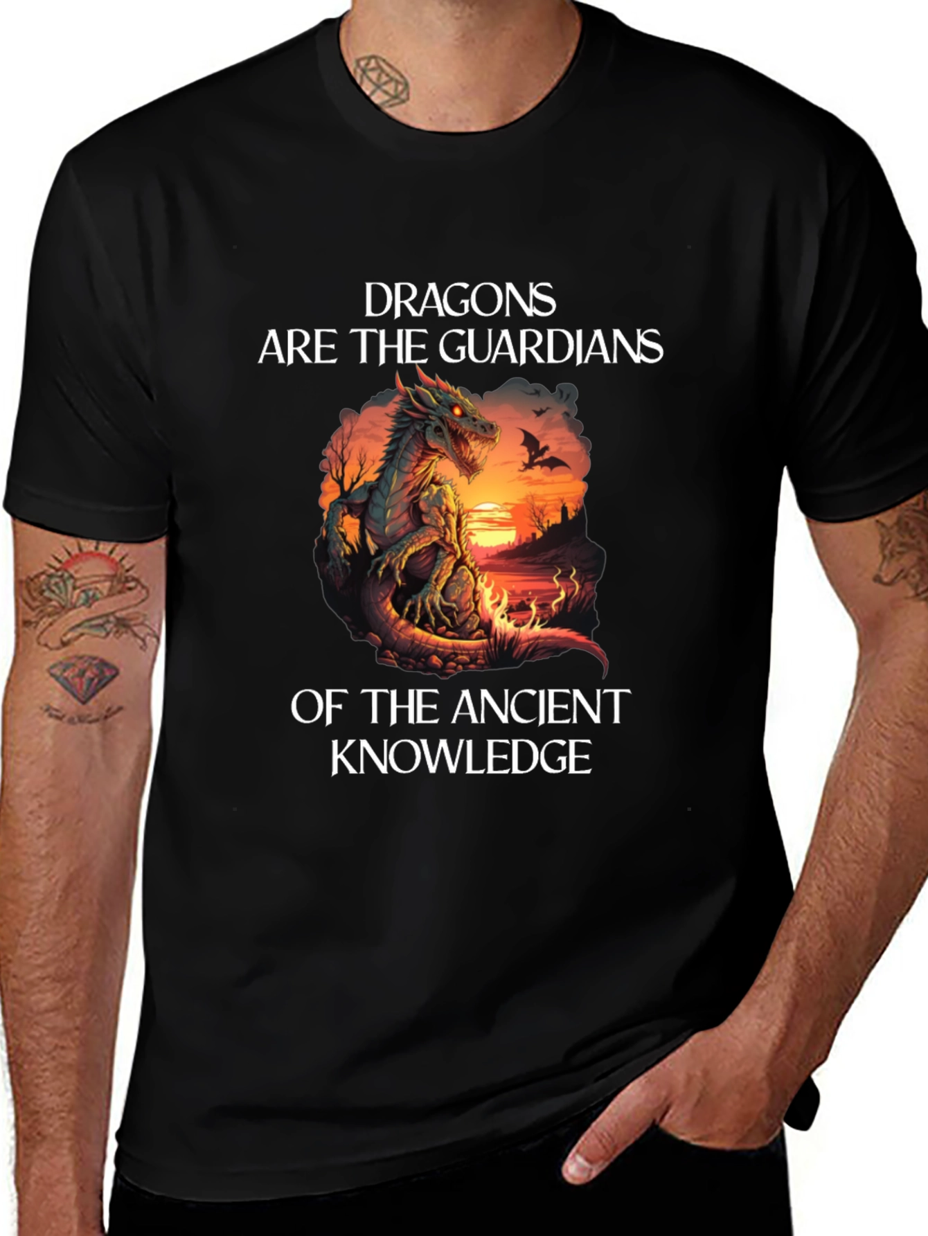 Dragons Guardians of Ancient Knowledge T-Shirt
