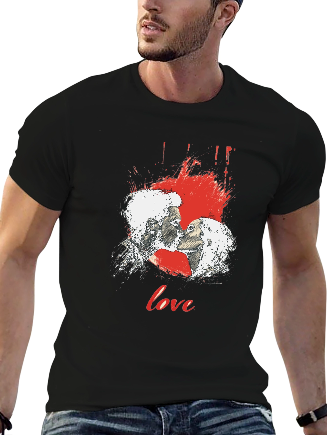 Love Kiss Graphic T-Shirt