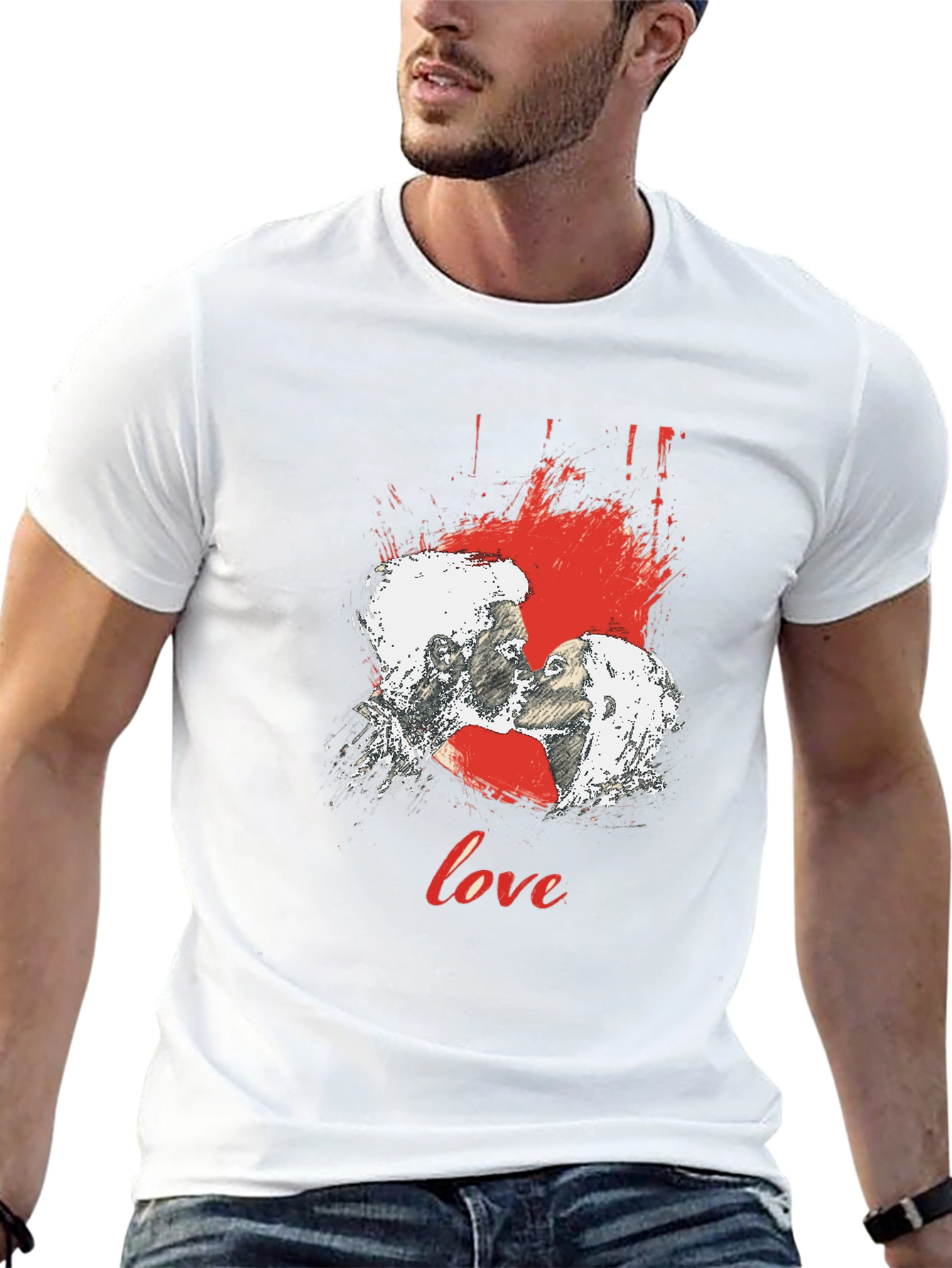 Love Kiss Graphic T-Shirt