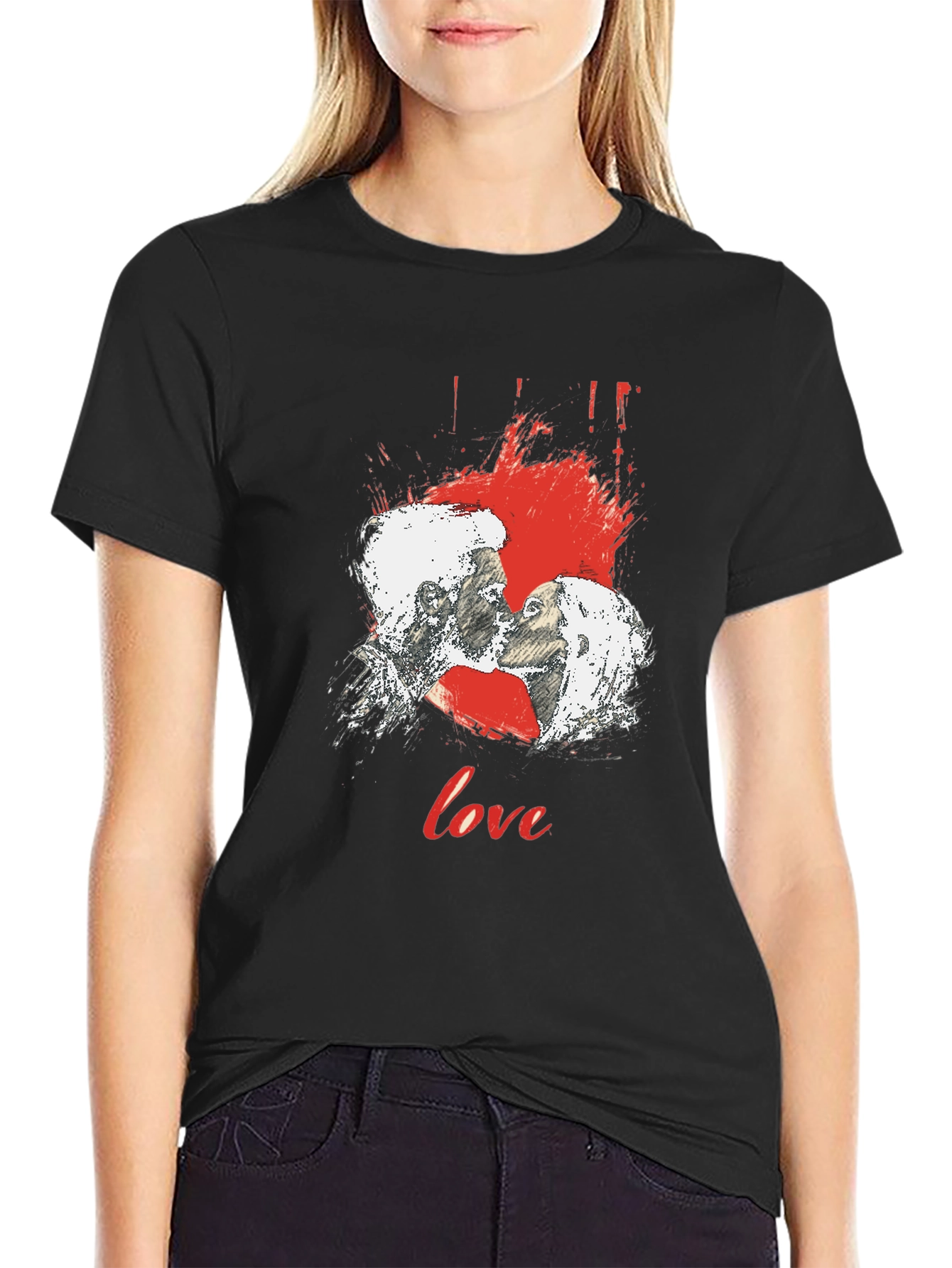 Love Kiss Graphic T-Shirt