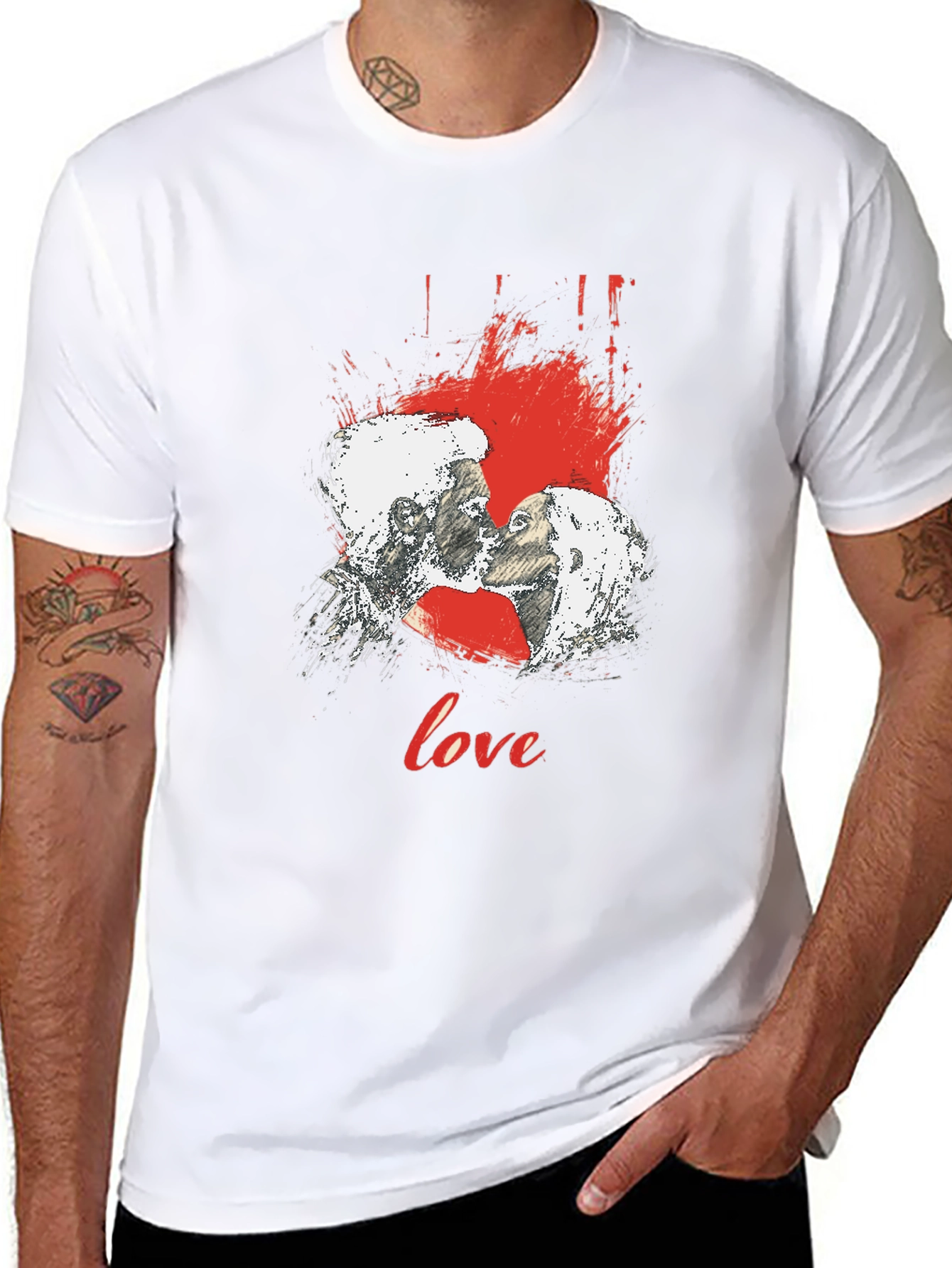 Love Kiss Graphic T-Shirt