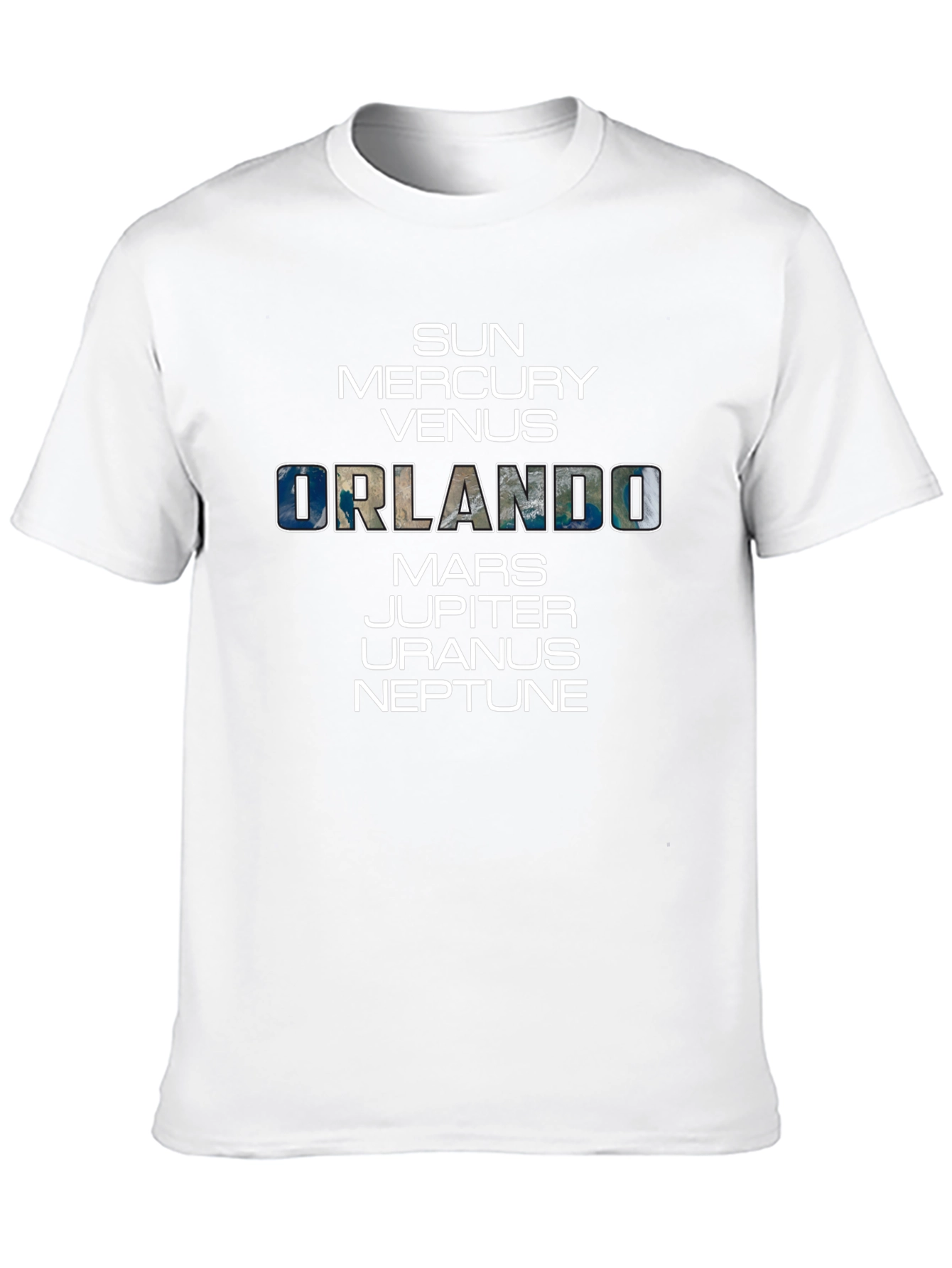 Orlando Planets T-Shirt - Sun Mercury Venus Mars