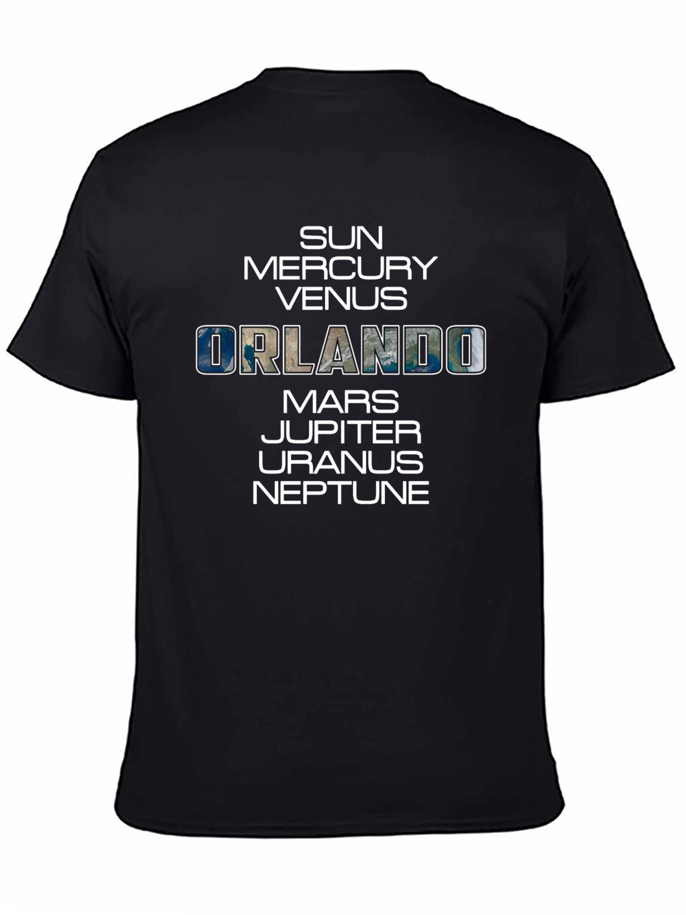 Orlando Planets T-Shirt - Sun Mercury Venus Mars