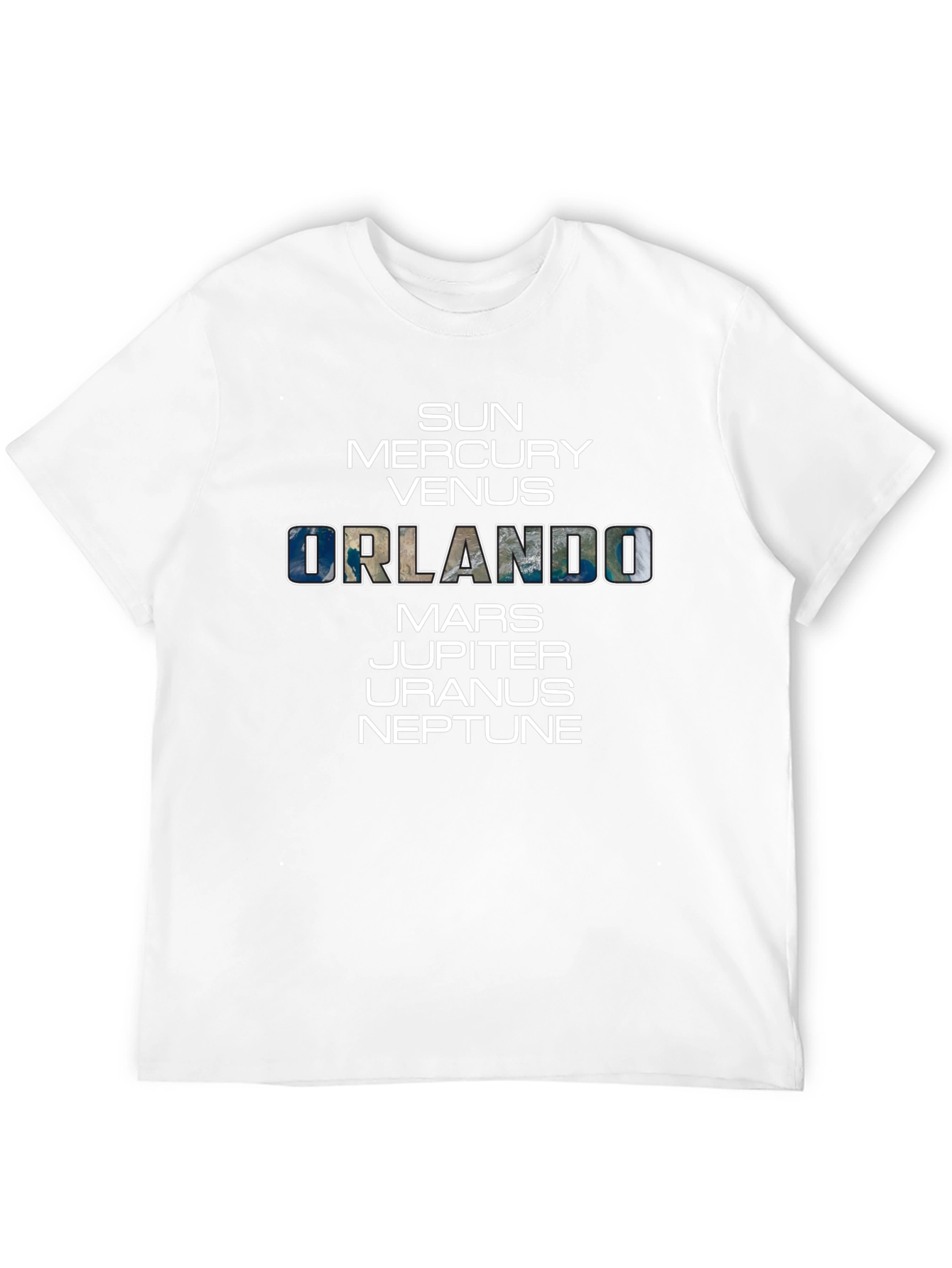Orlando Planets T-Shirt - Sun Mercury Venus Mars