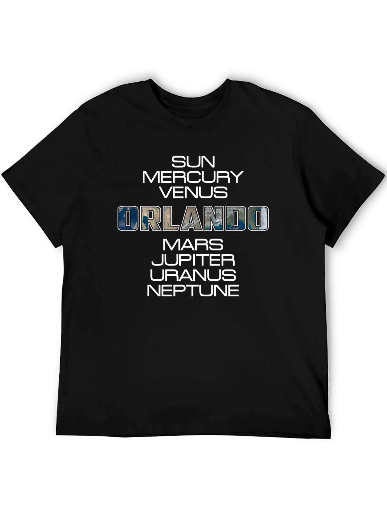Orlando Planets T-Shirt - Sun Mercury Venus Mars