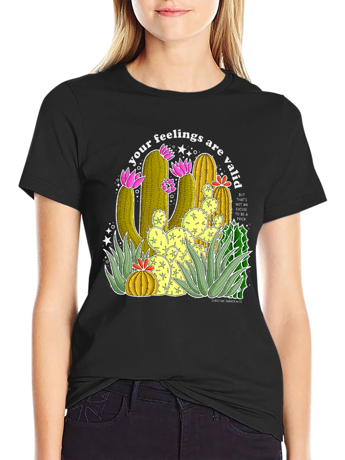 Your Feelings Are Valid Cactus T-Shirt