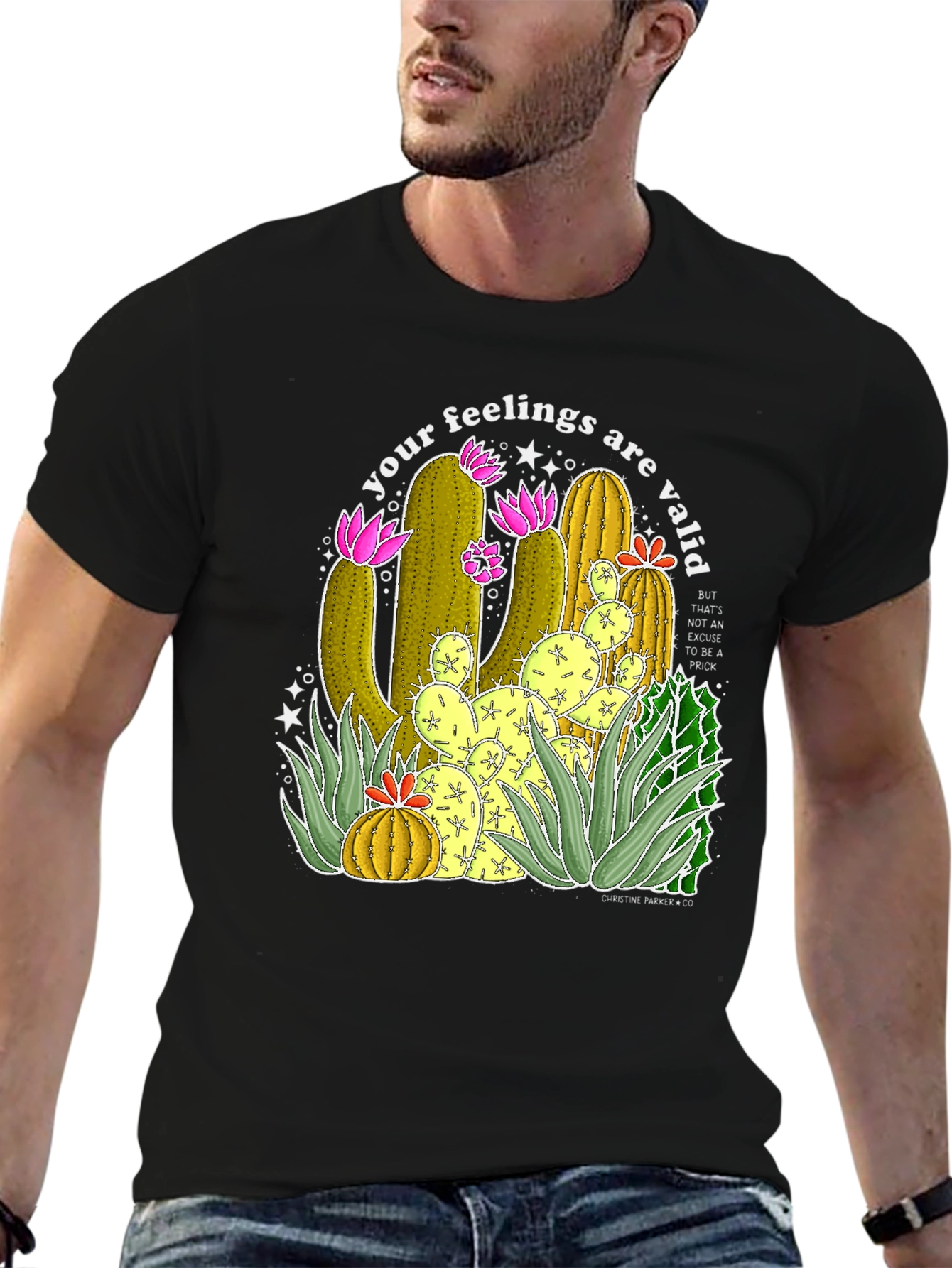 Your Feelings Are Valid Cactus T-Shirt