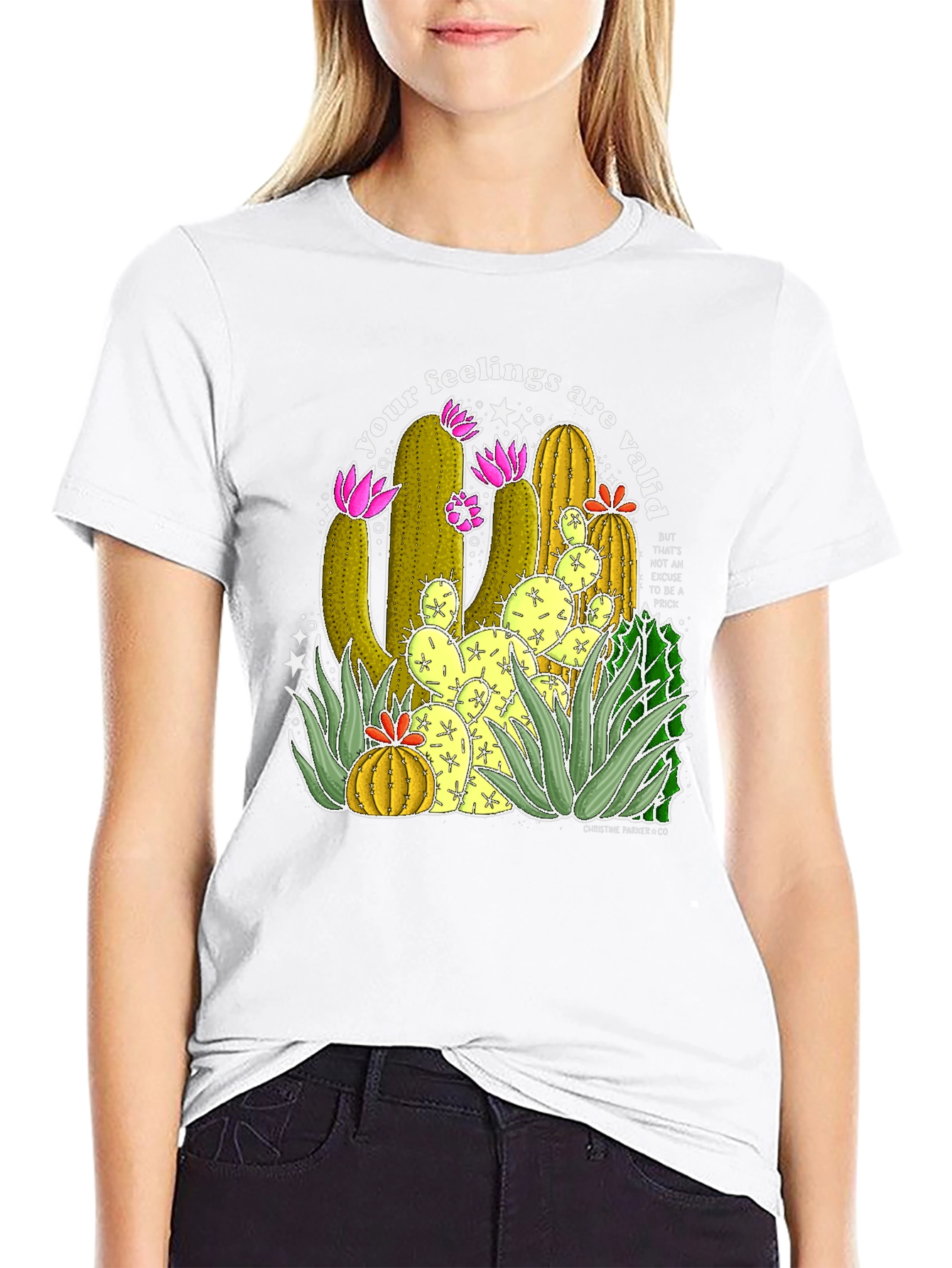 Your Feelings Are Valid Cactus T-Shirt