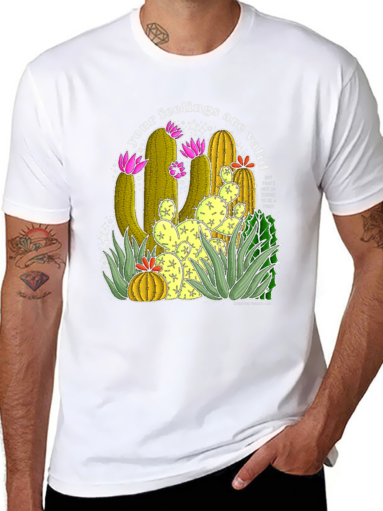 Your Feelings Are Valid Cactus T-Shirt