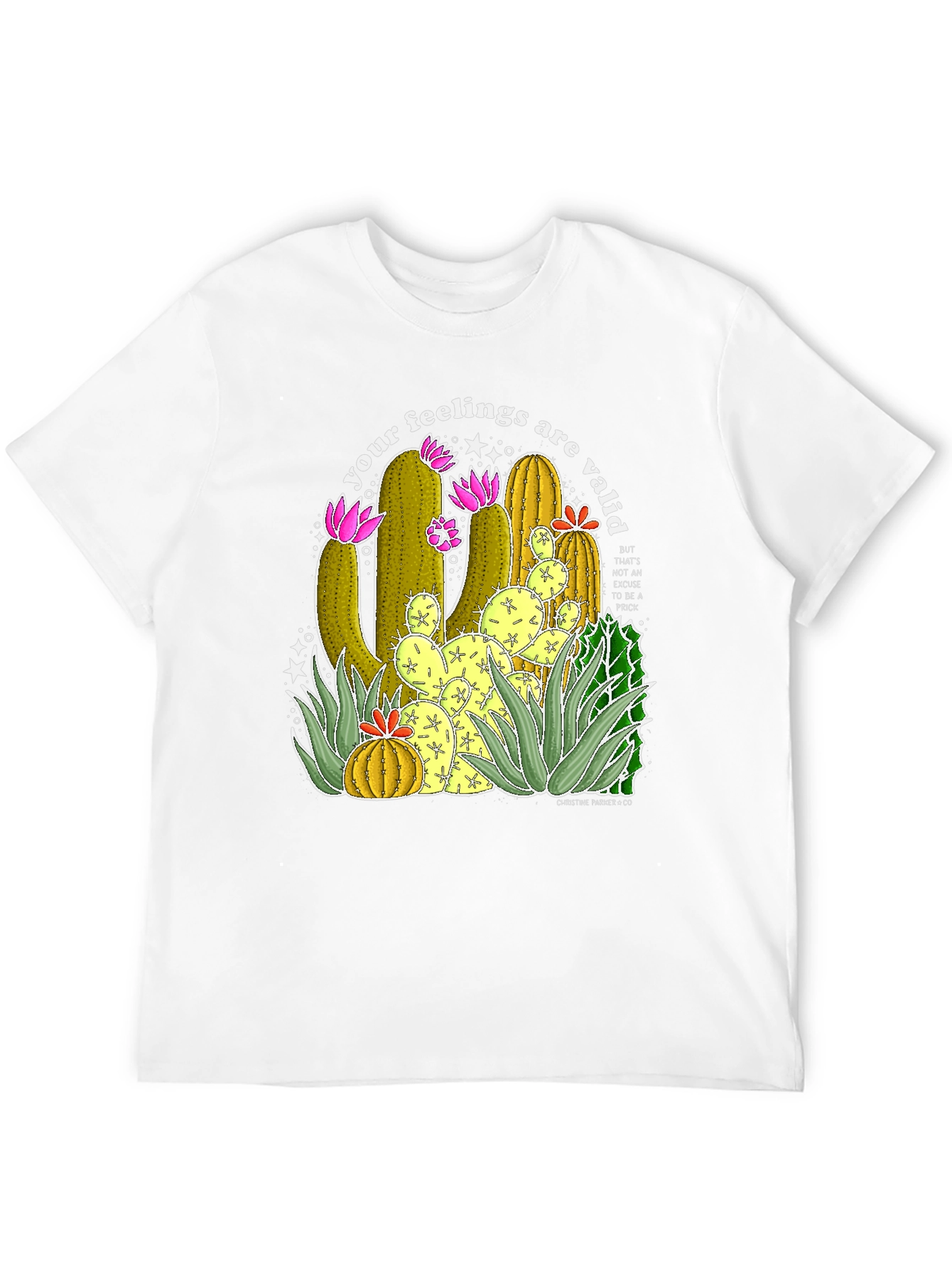 Your Feelings Are Valid Cactus T-Shirt
