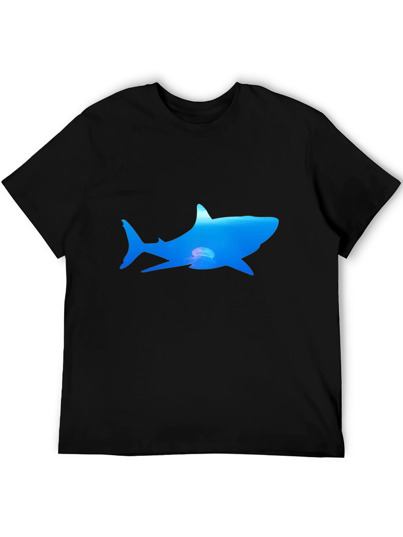 Ocean Shark Graphic Tee - Black