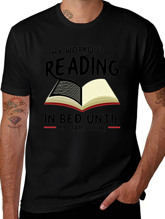 Reading Workout T-Shirt - Funny Book Lover Tee