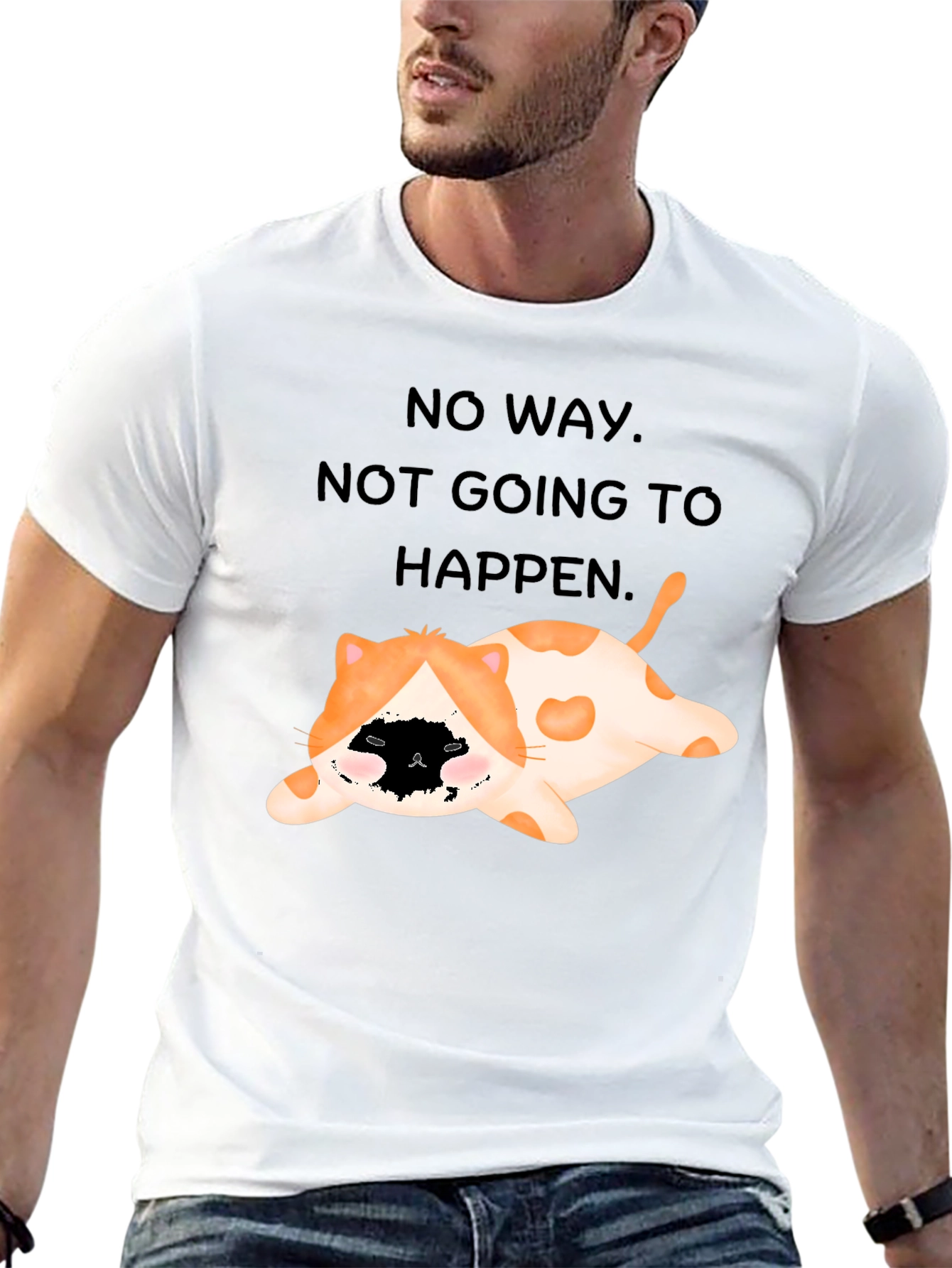 Funny Cat No Way T-Shirt