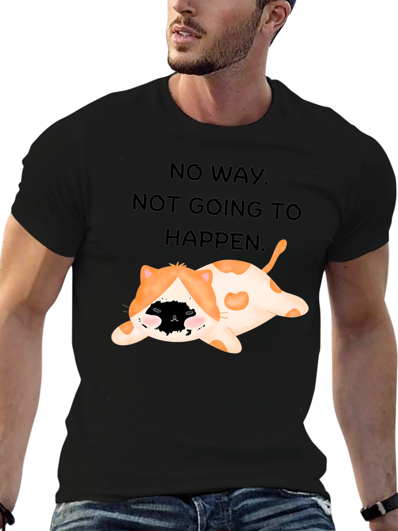 Funny Cat No Way T-Shirt