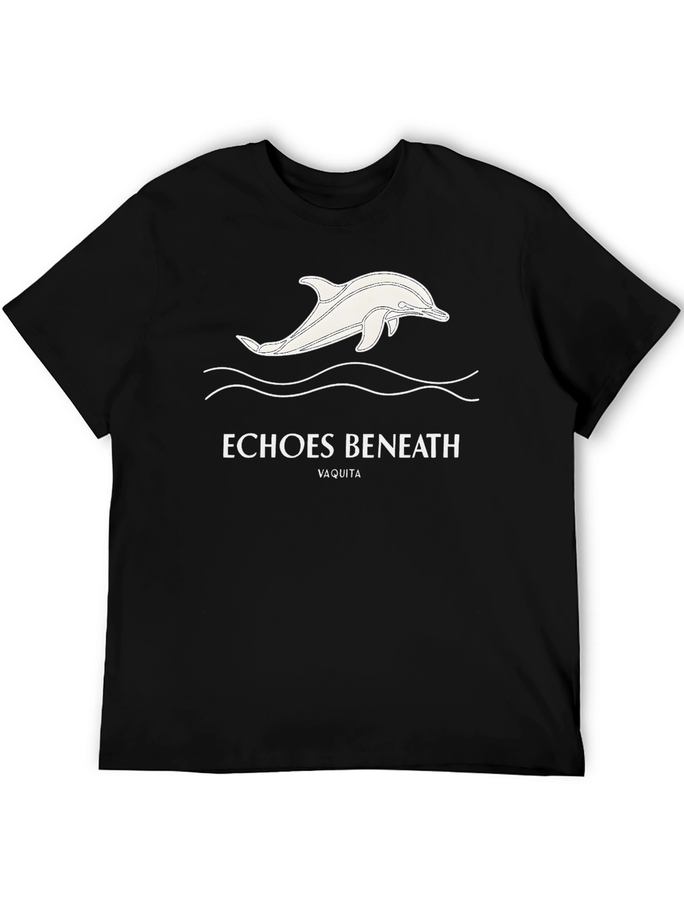 Echoes Beneath Dolphin Graphic Tee