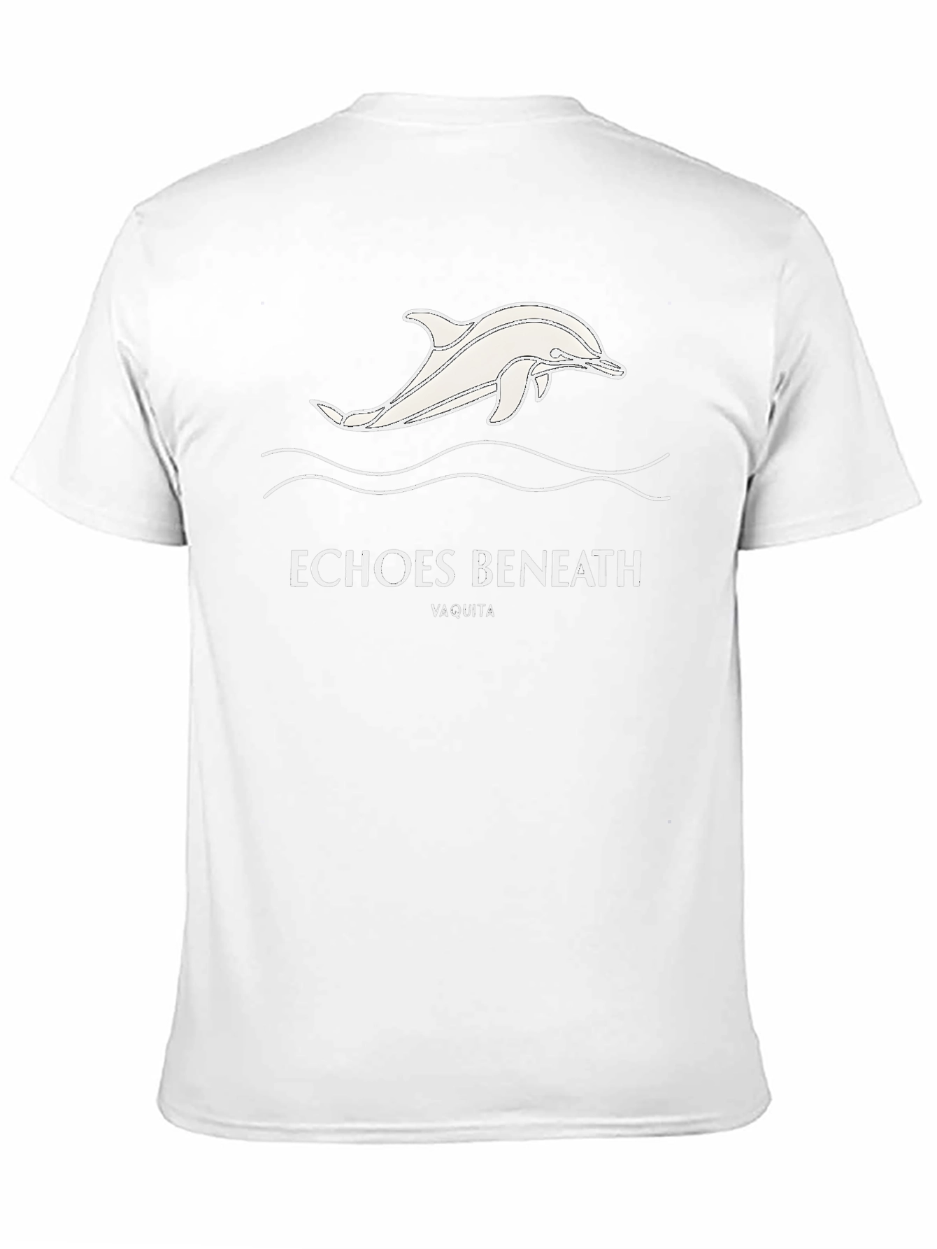 Echoes Beneath Dolphin Graphic Tee