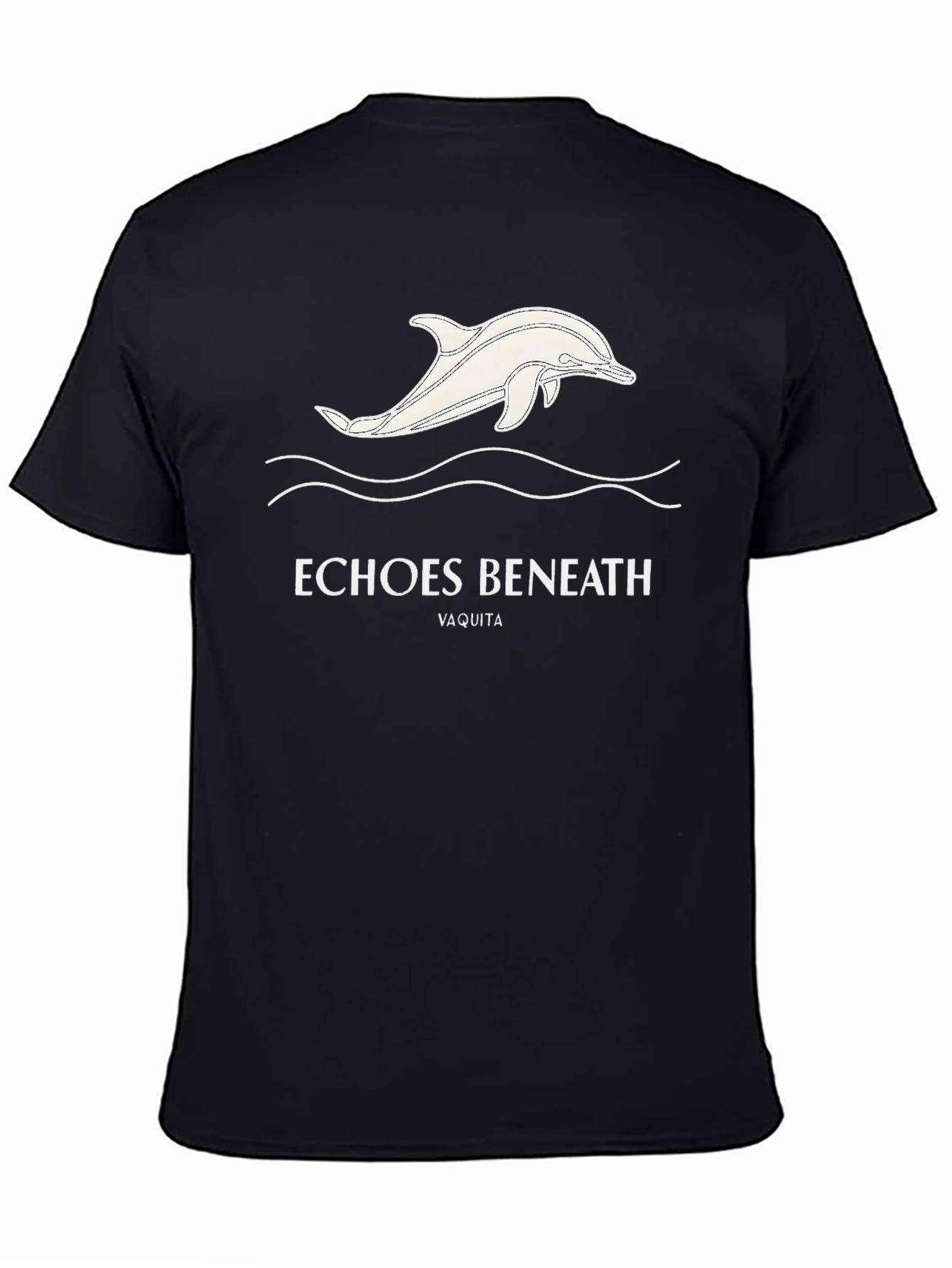 Echoes Beneath Dolphin Graphic Tee