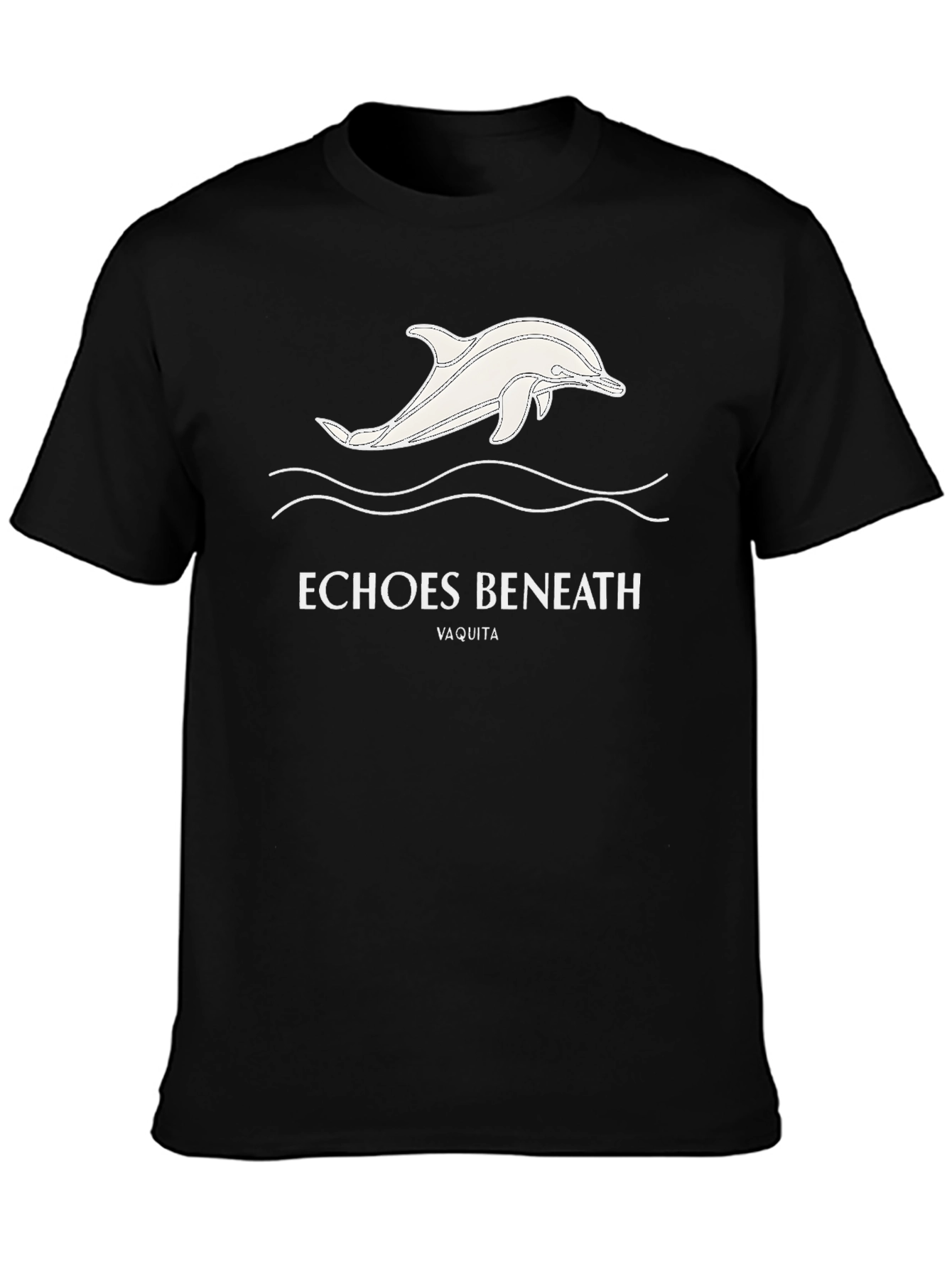 Echoes Beneath Dolphin Graphic Tee