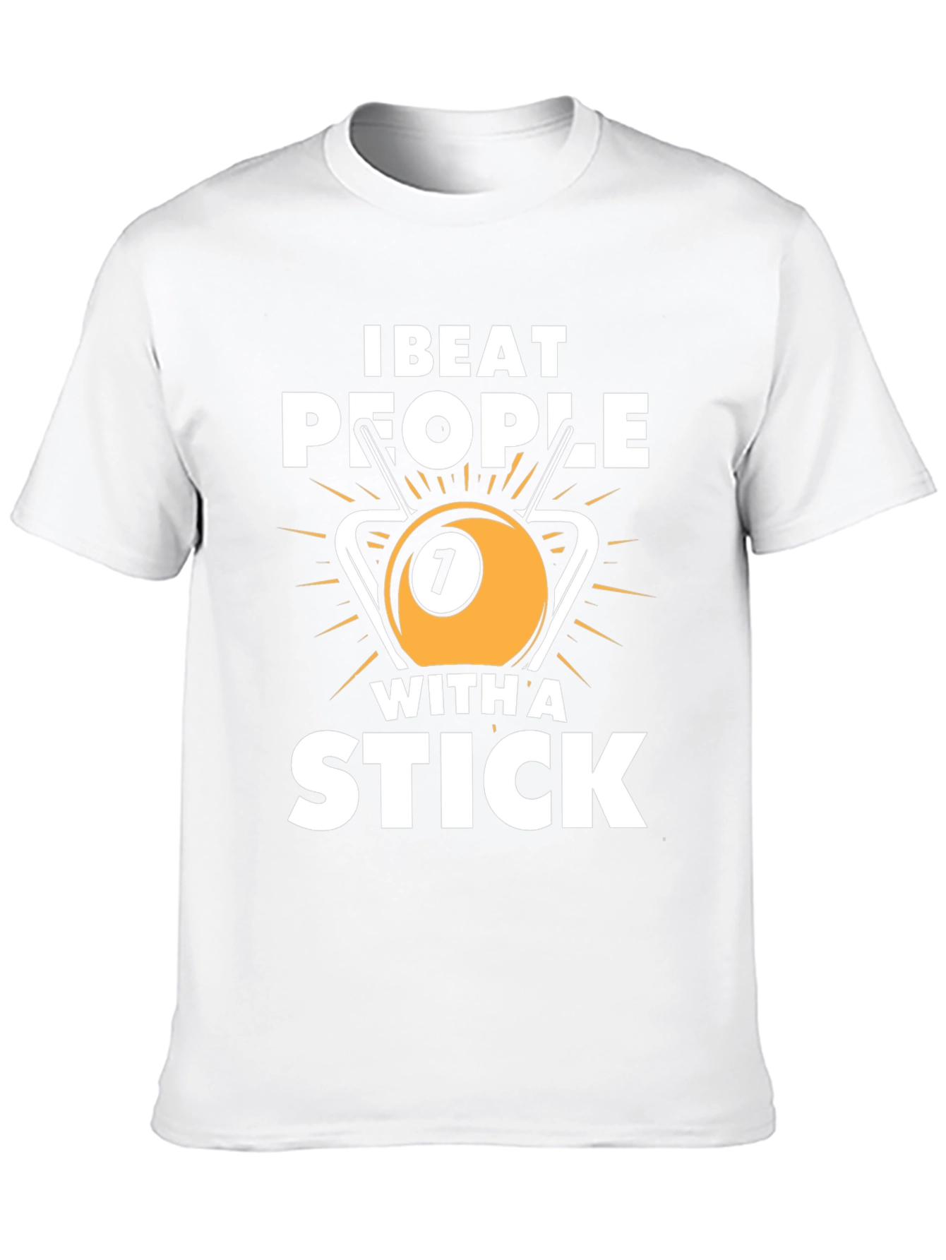 I Beat People With A Stick Graphic Tee