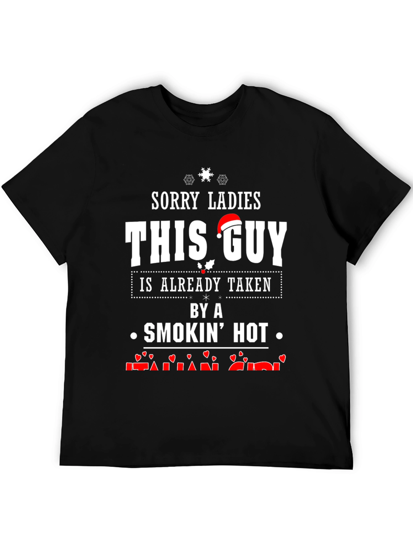 Smokin Hot Taken Guy Black T-Shirt