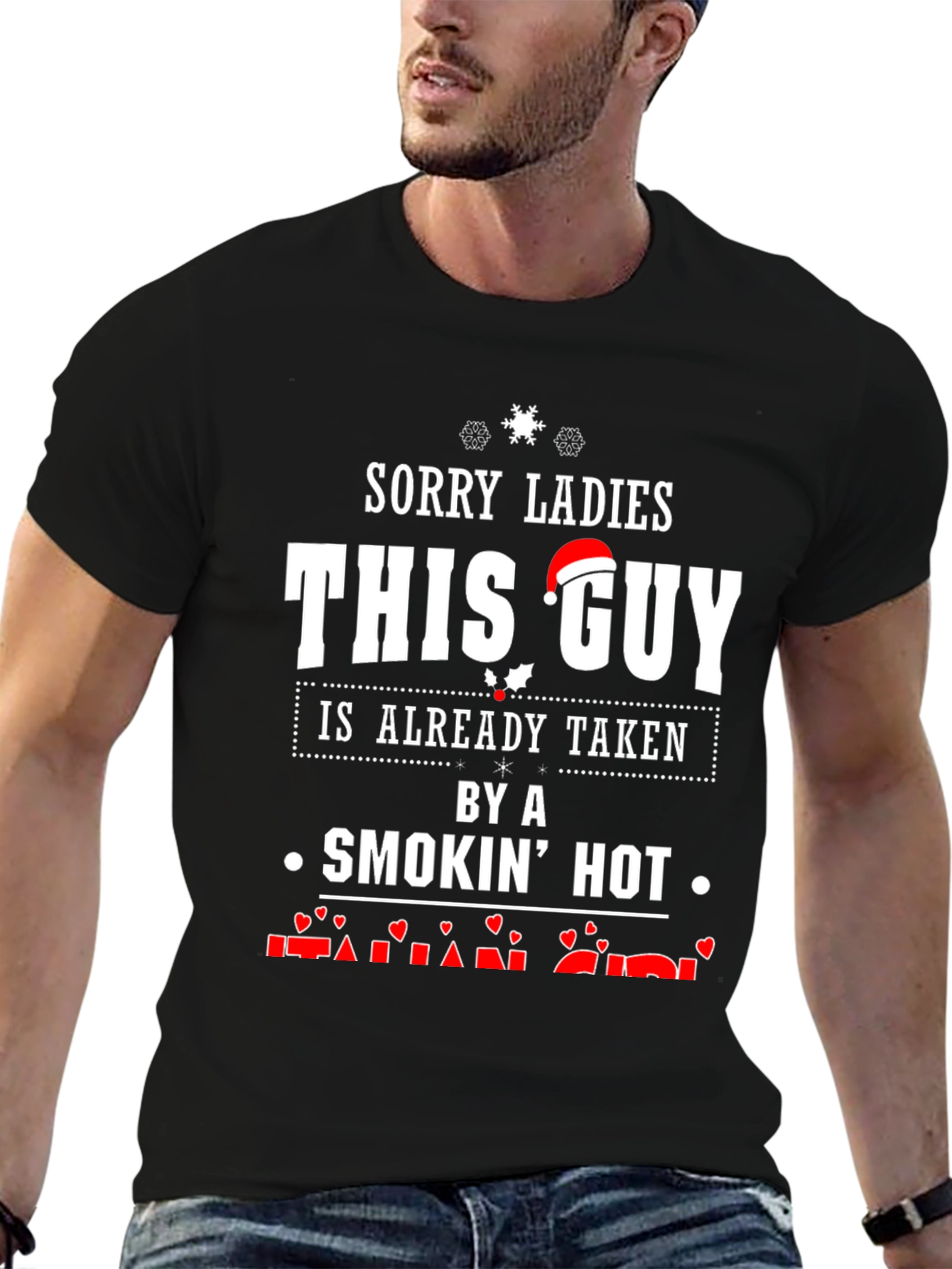 Smokin Hot Taken Guy Black T-Shirt