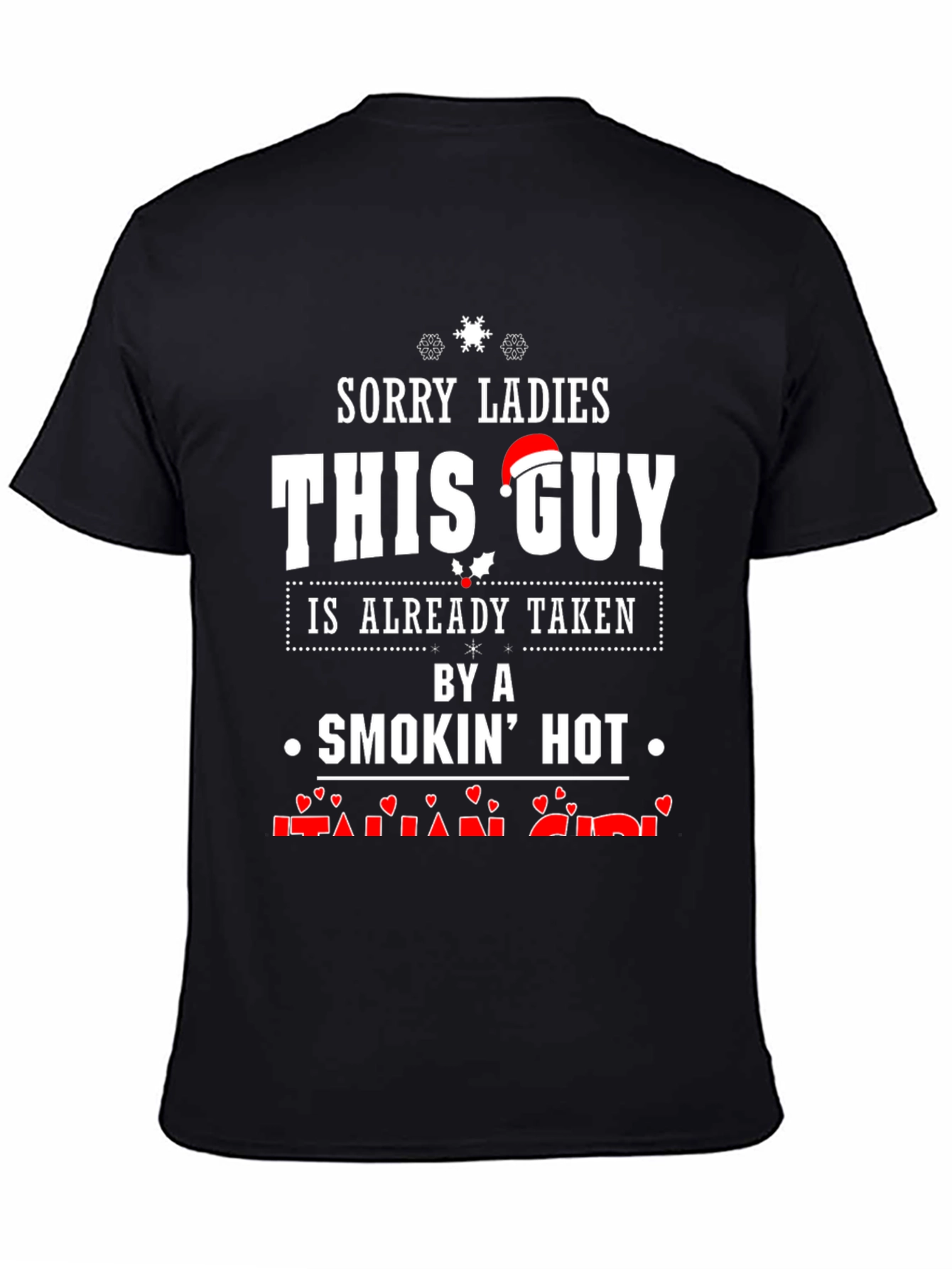 Smokin Hot Taken Guy Black T-Shirt