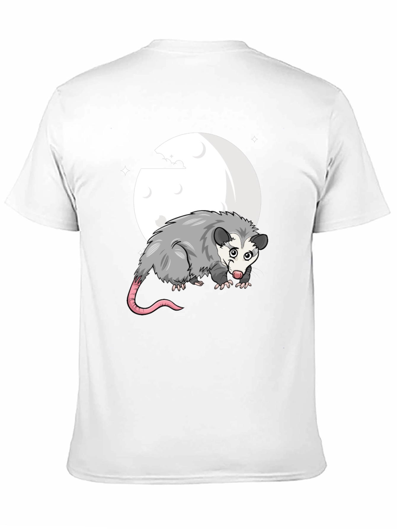 Opossum Moon Graphic Tee - Black