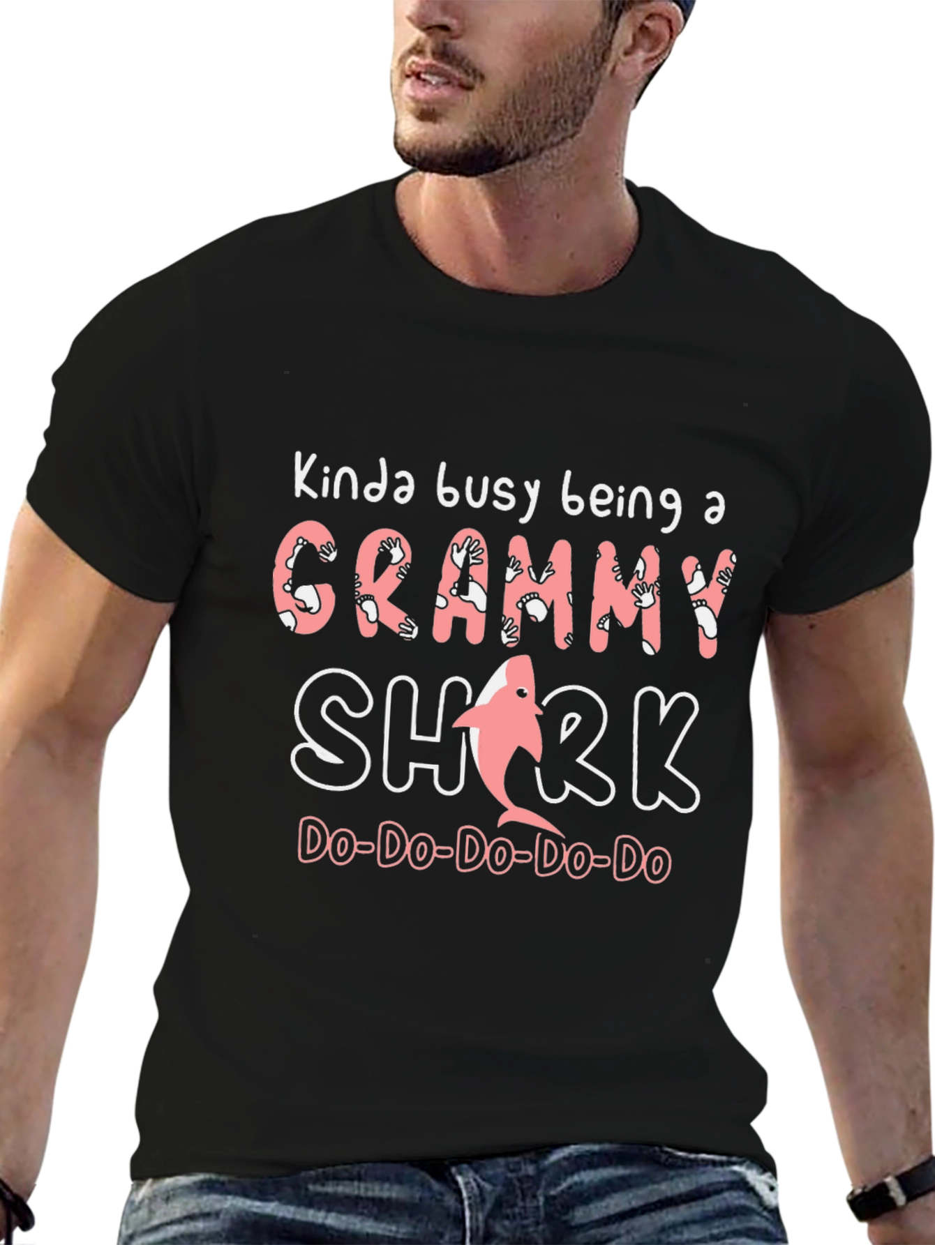 Grammy Shark T-Shirt - Kinda Busy Tee