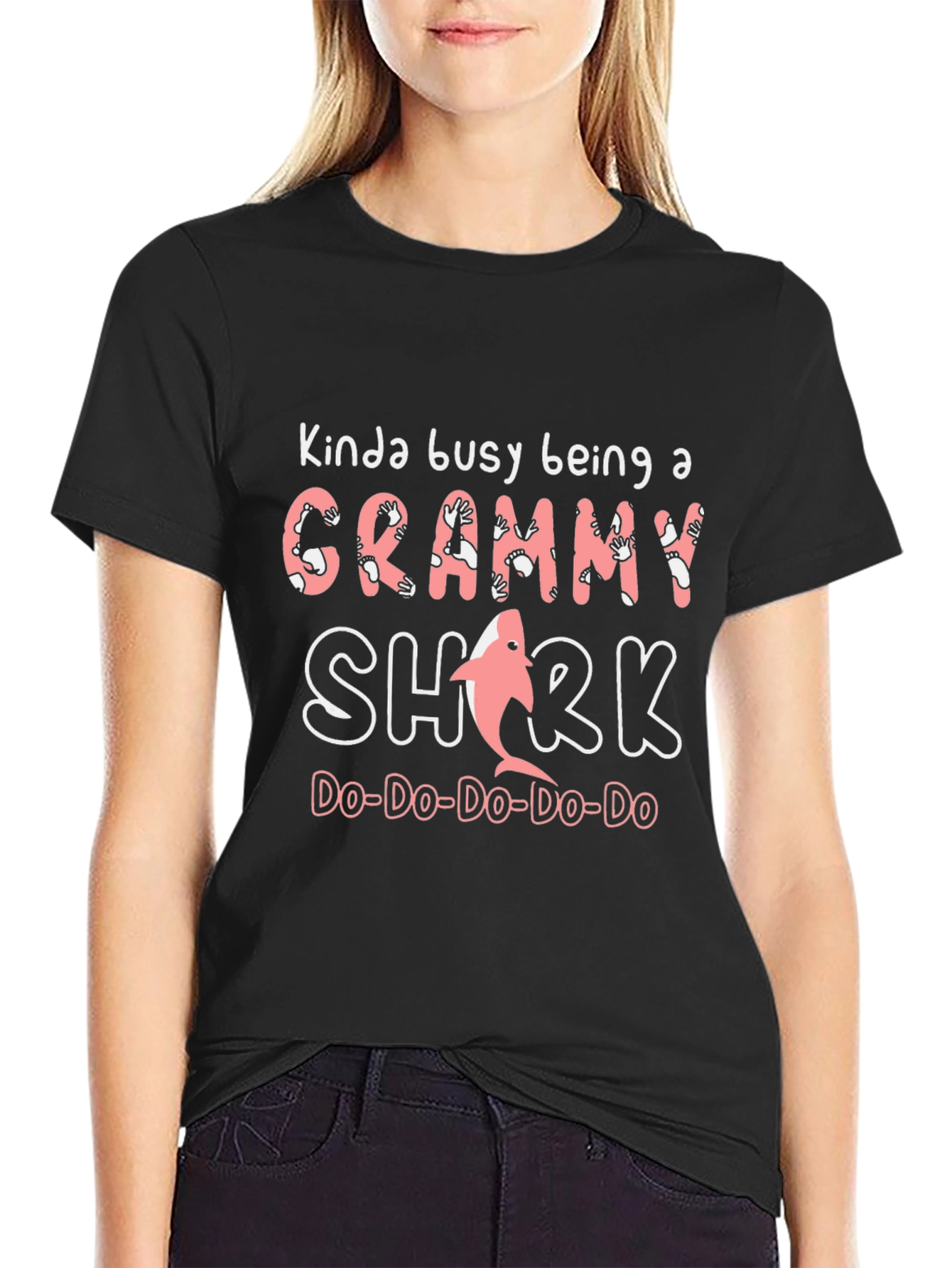 Grammy Shark T-Shirt - Kinda Busy Tee