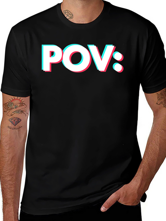 POV Graphic Tee - Trendy T-Shirt