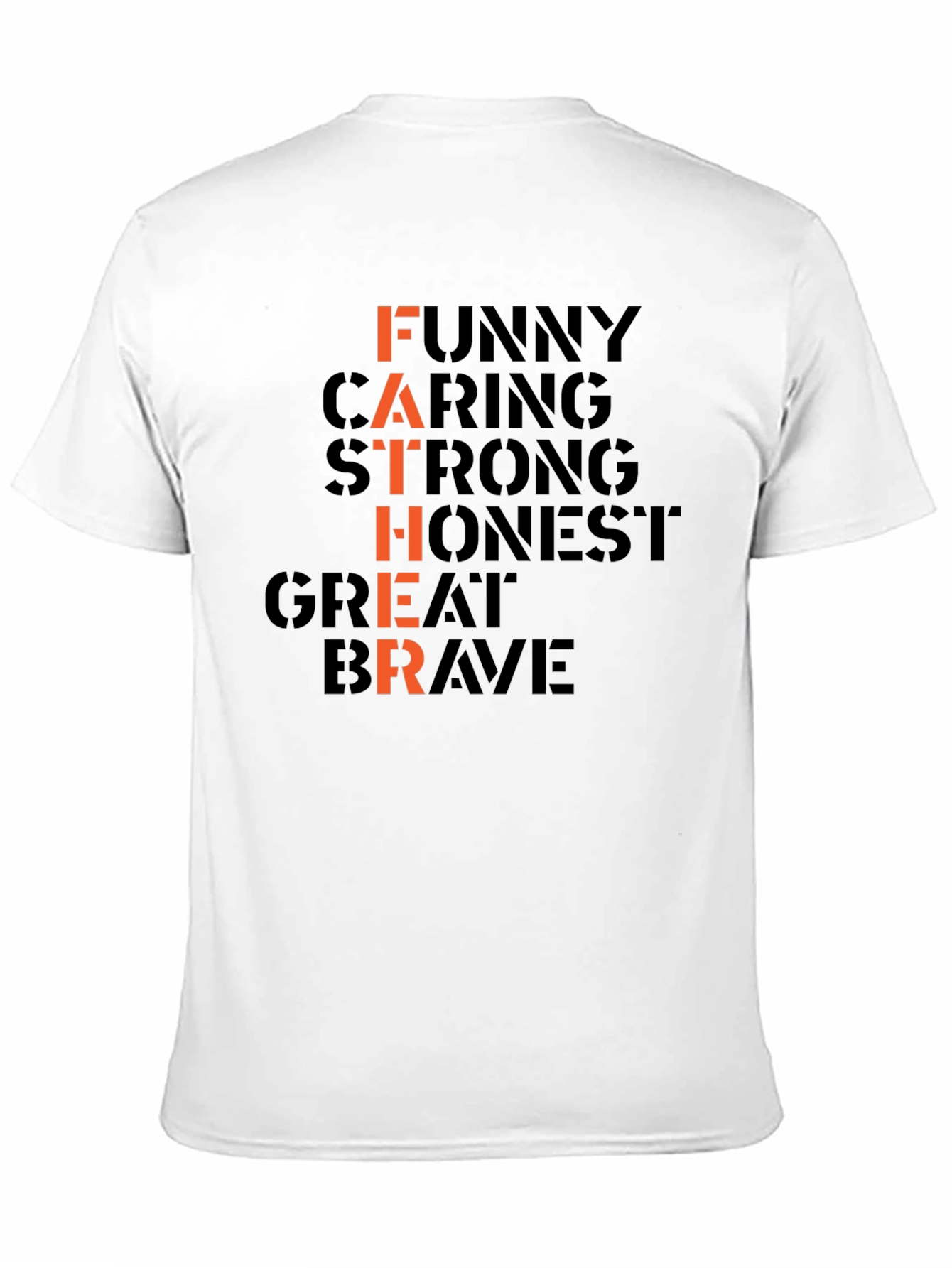 Father Funny Caring Strong Graphic T-Shirt