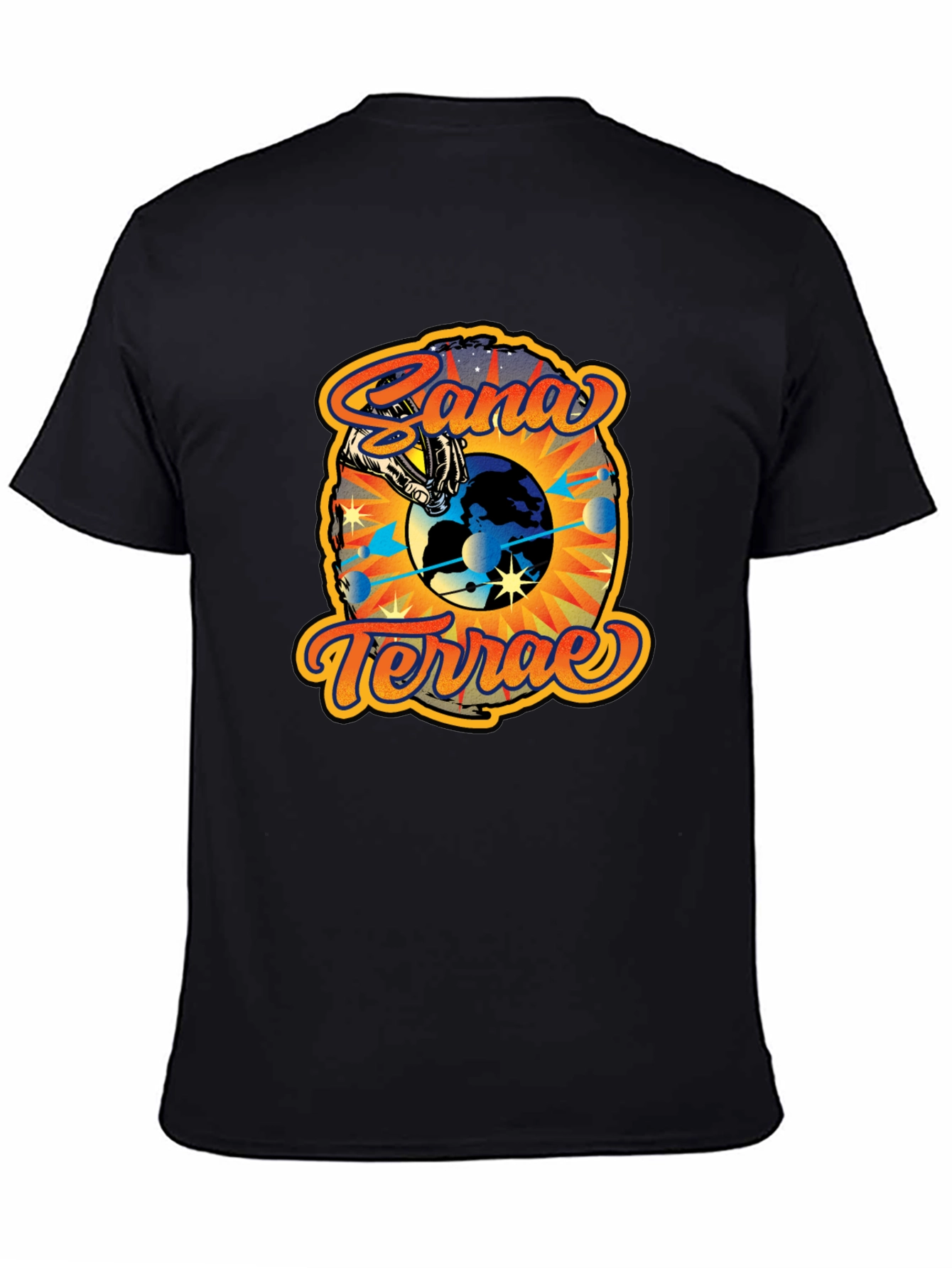 Cana Terrae Graphic T-Shirt - Black Earth Design