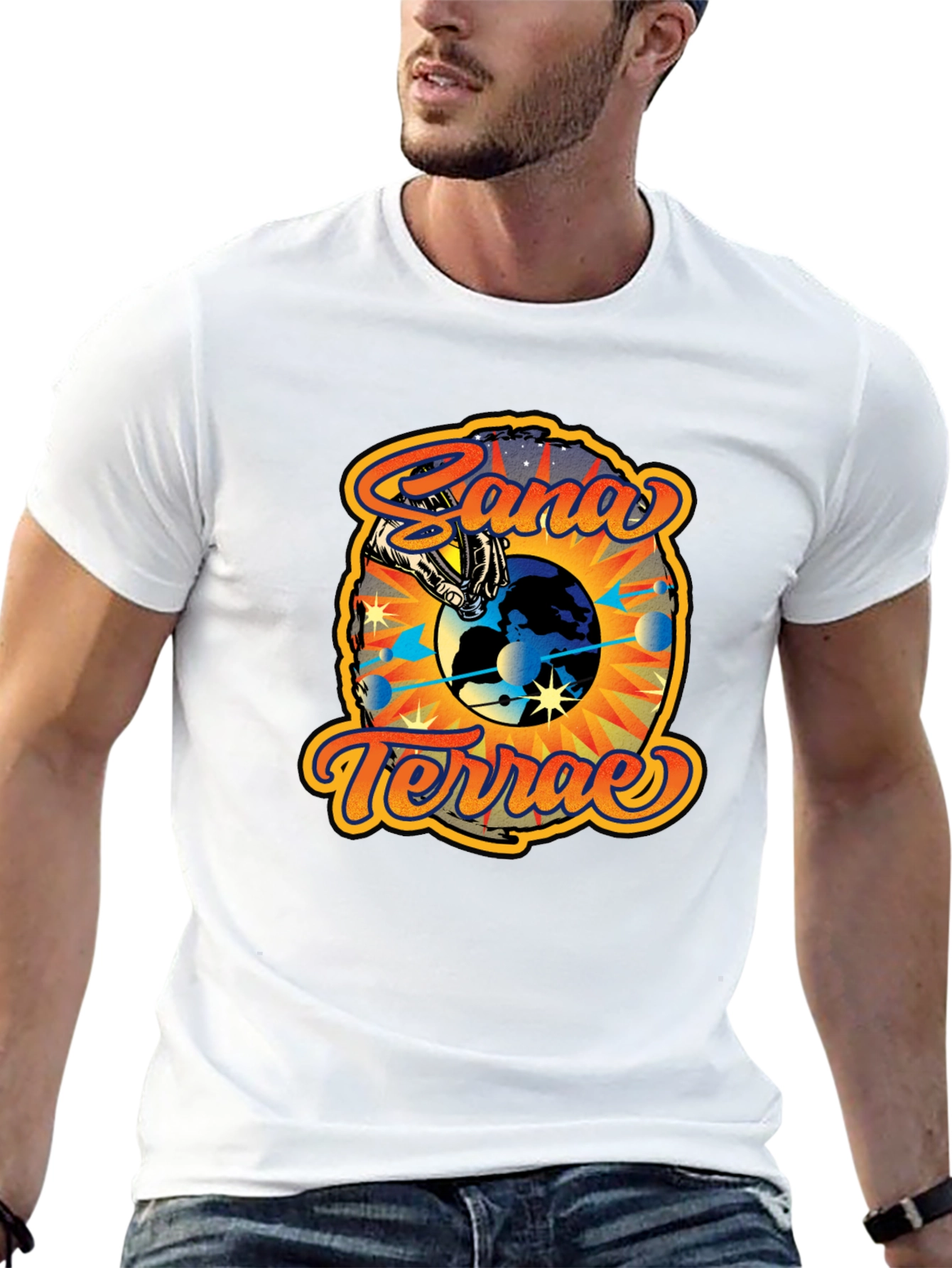 Cana Terrae Graphic T-Shirt - Black Earth Design