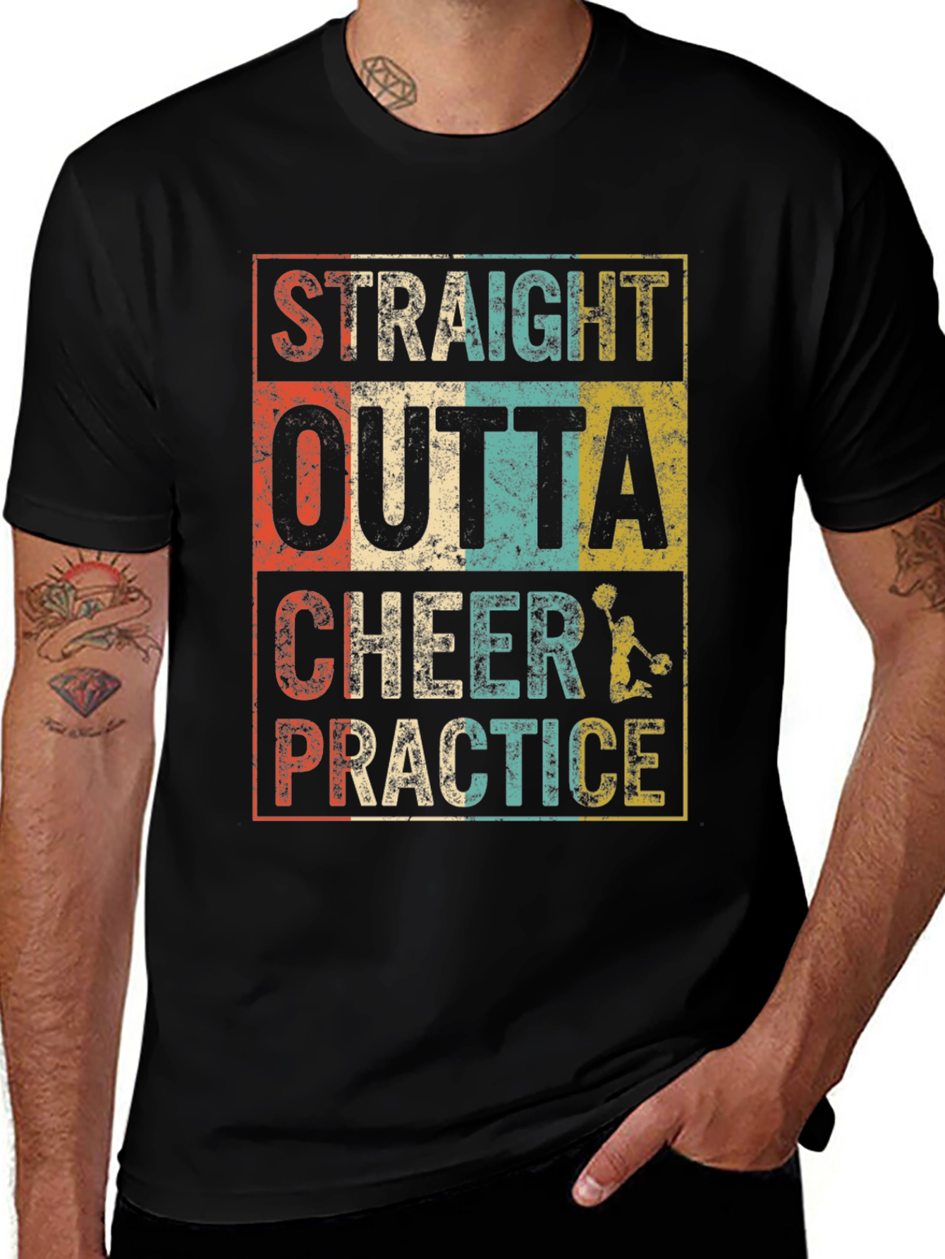 Straight Outta Cheer Practice T-Shirt