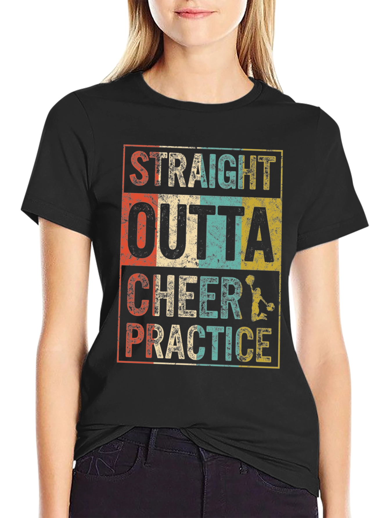 Straight Outta Cheer Practice T-Shirt